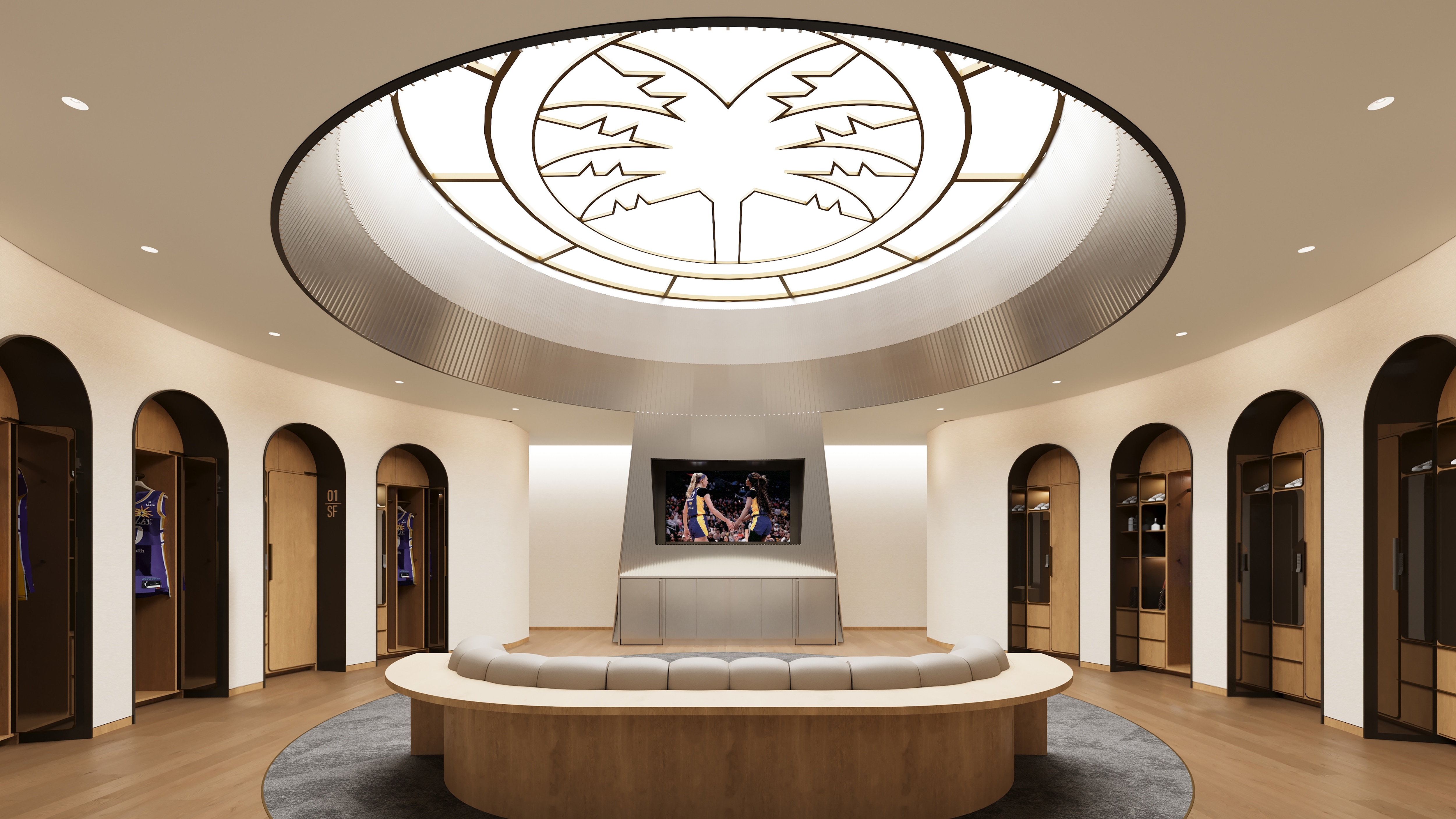 Unified Team Locker Room Rotunda