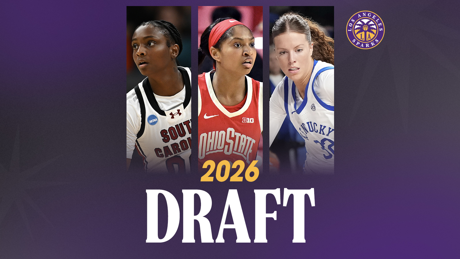 Sparks Draft Ta’Niya Latson, Chance Gray and Amelia Hassett