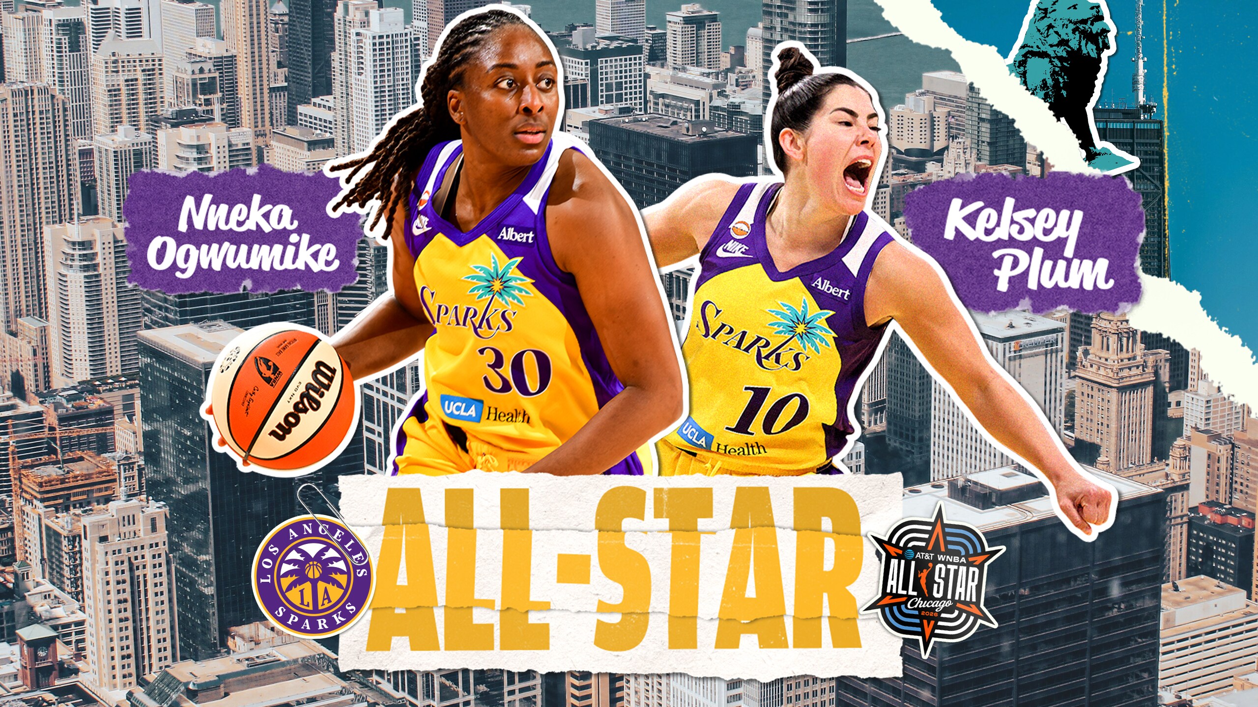 Plum Selected by Team Coop, Ogwumike Drafted to Team Spoon for 2026 WNBA All-Star Game