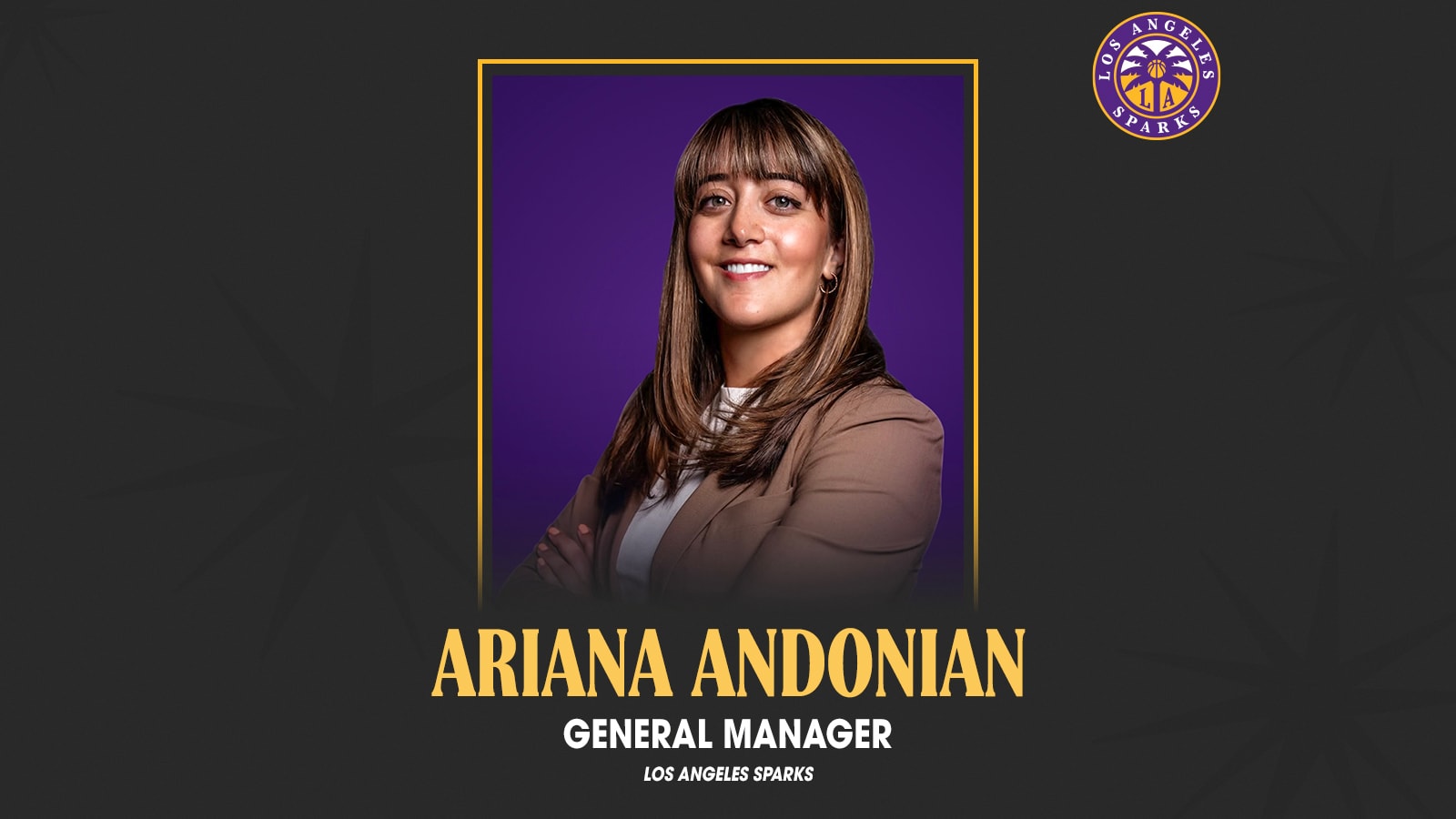 Photo: sparks.wnba.com Ariana Andonian Named LA Sparks GM: From NBA to WNBA