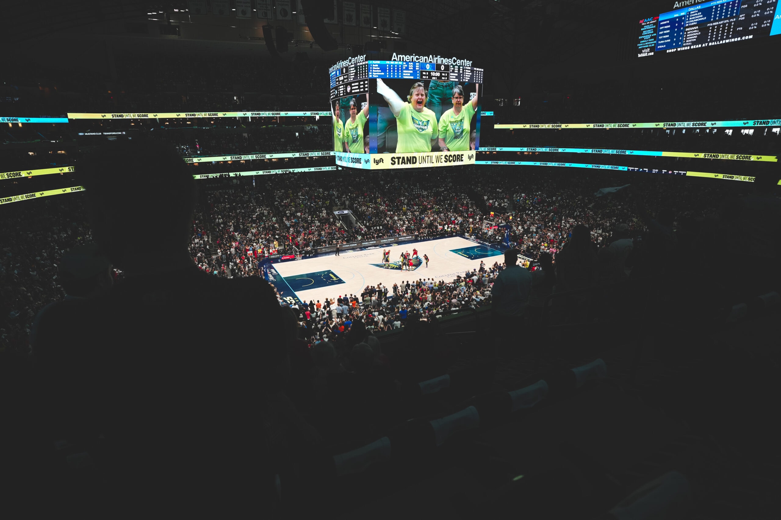 DALLAS, TX - 202506 27 - Dallas Wings vs. Indiana Fever