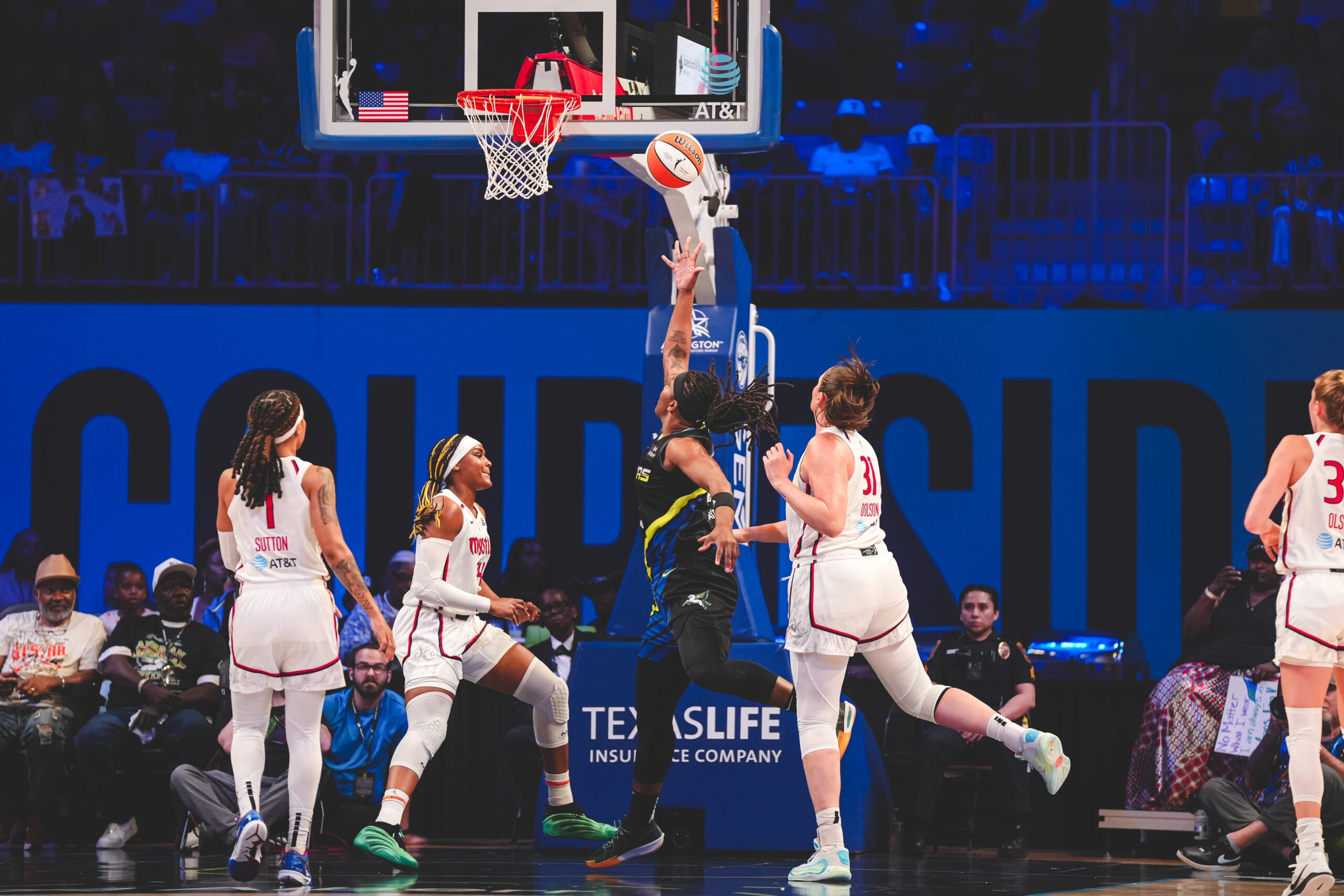ARLINGTON, TX - 202506 28 - Dallas Wings vs. Washington Mystics