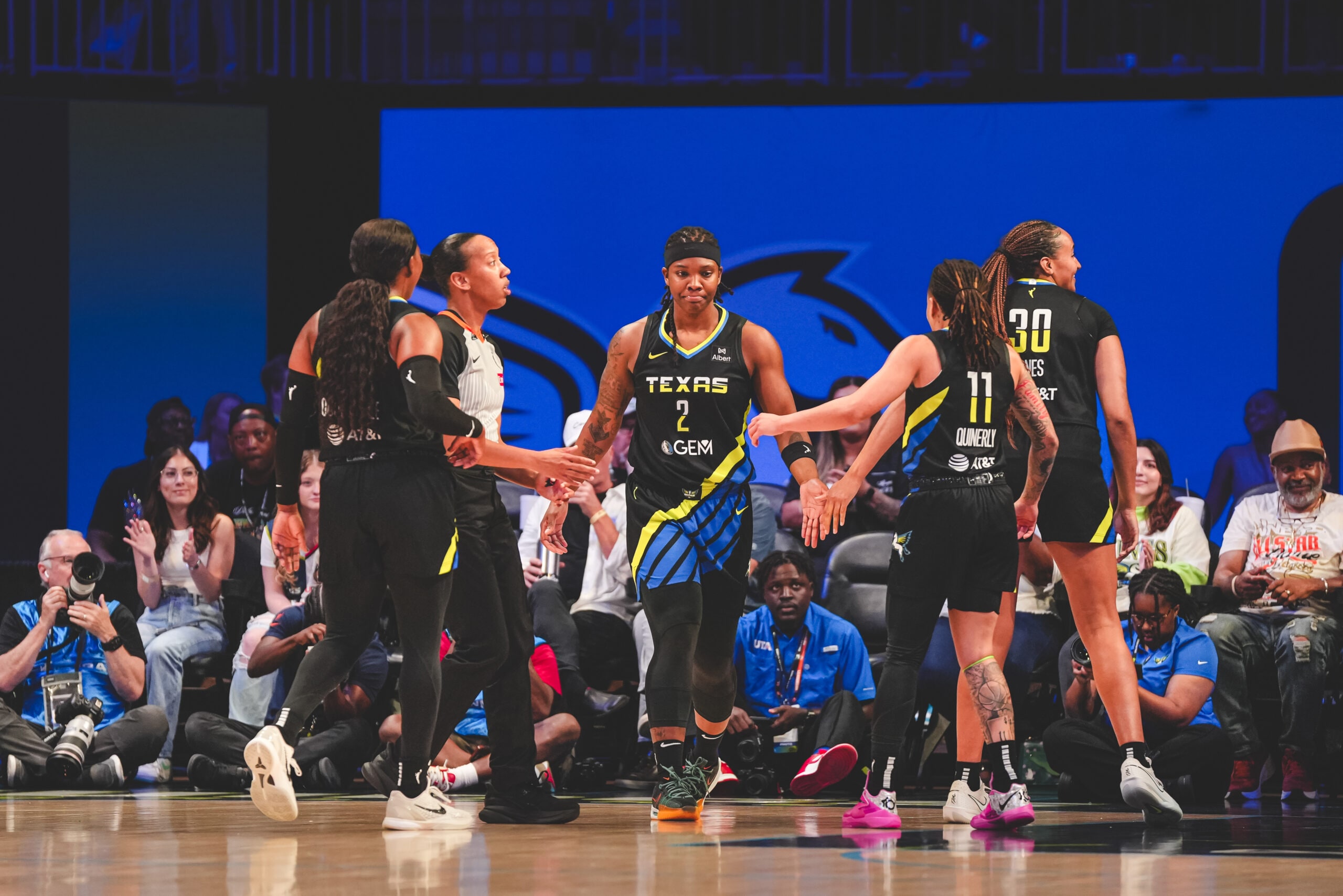 ARLINGTON, TX - 202506 28 - Dallas Wings vs. Washington Mystics