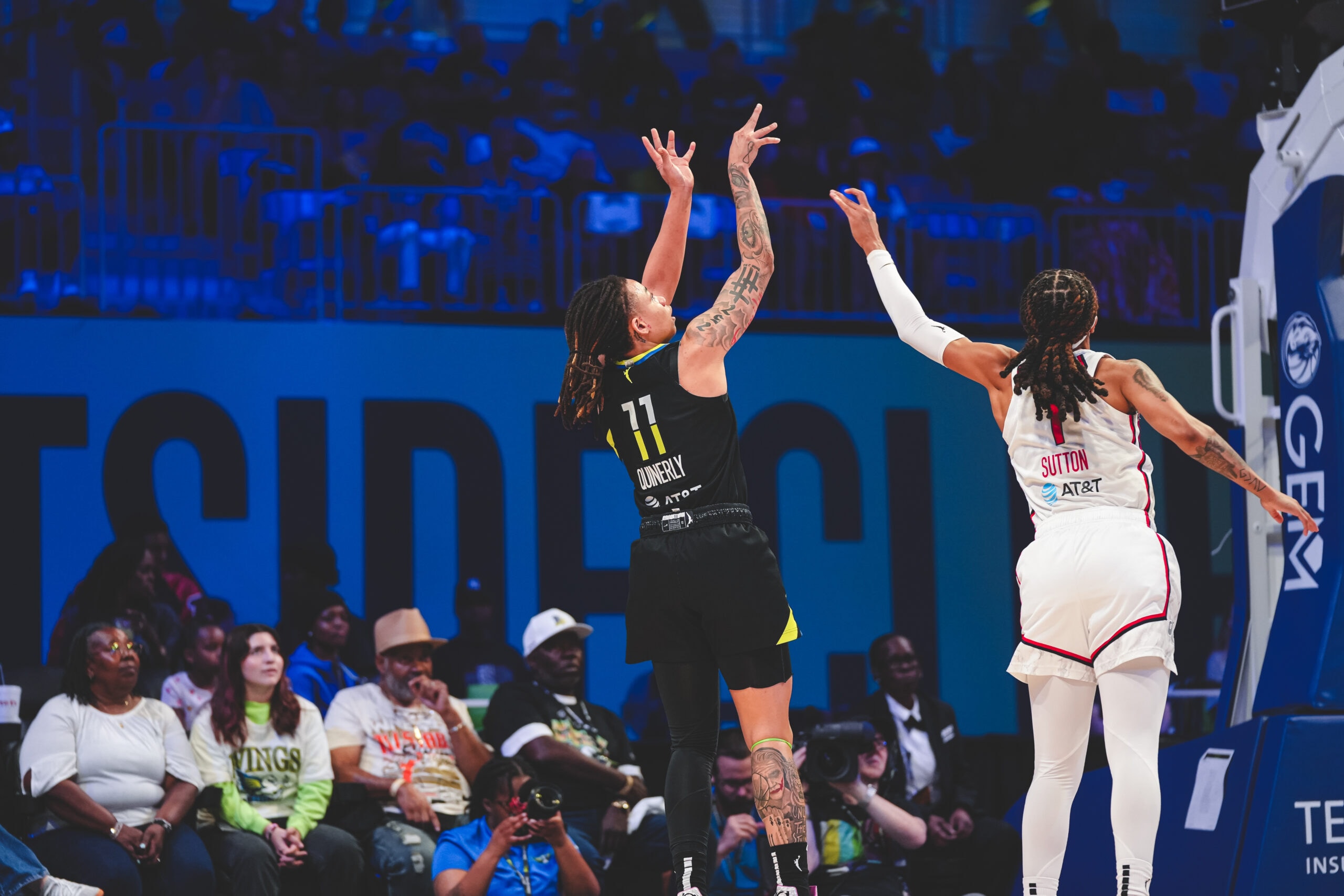 ARLINGTON, TX - 202506 28 - Dallas Wings vs. Washington Mystics