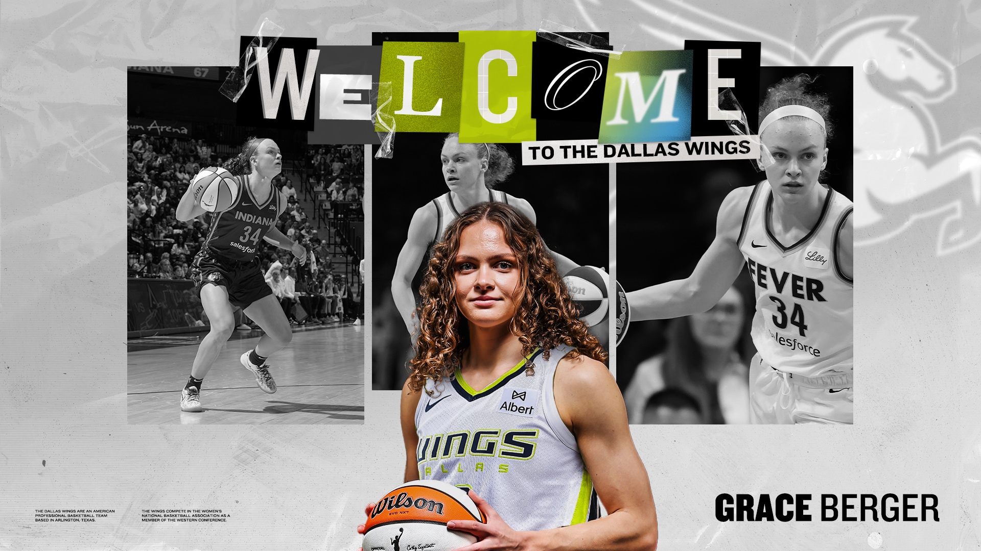 Wings Sign Grace Berger to Seven-Day Hardship Contract