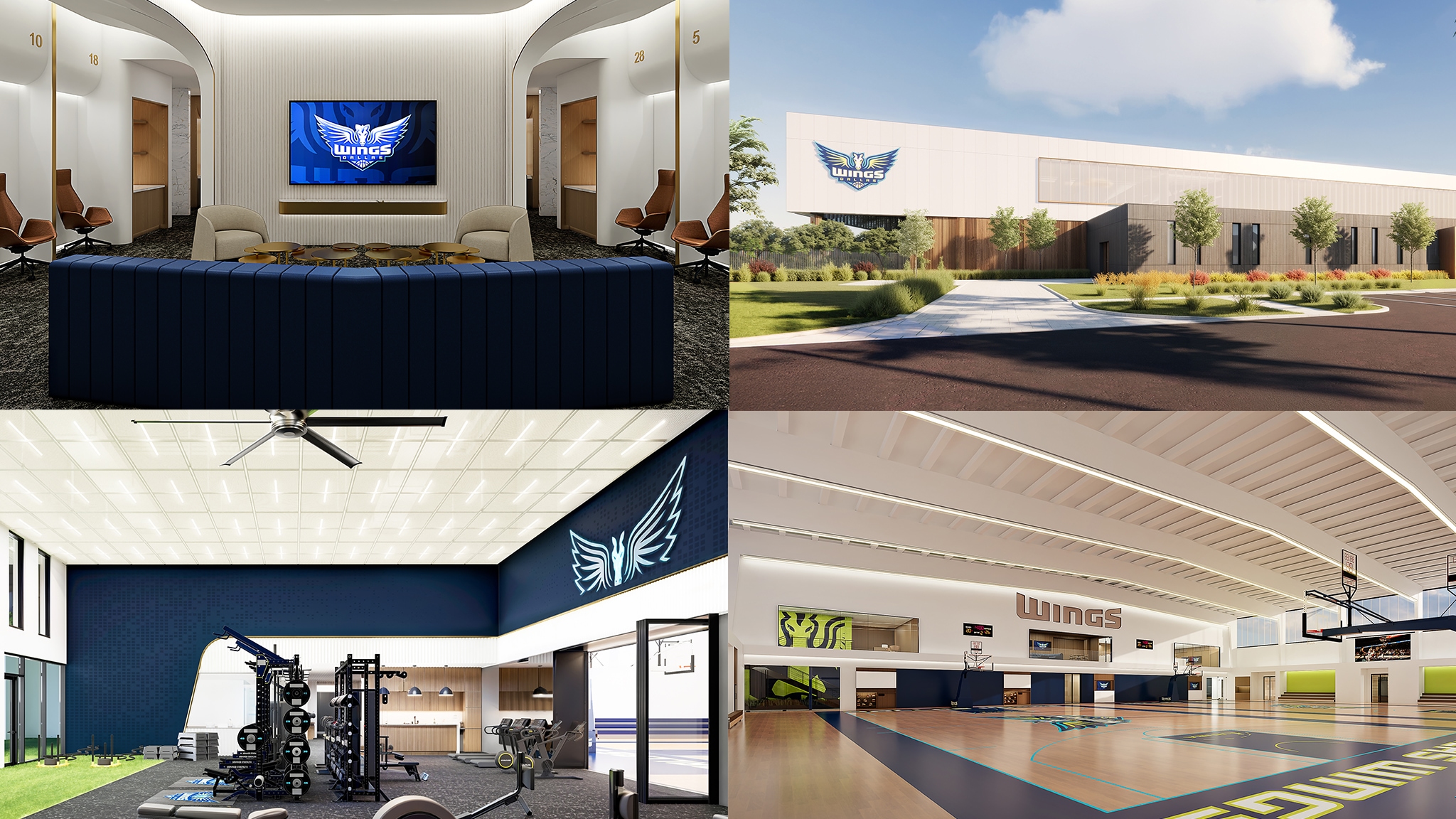 Wings, City of Dallas Hold Practice Facility Groundbreaking Ceremony