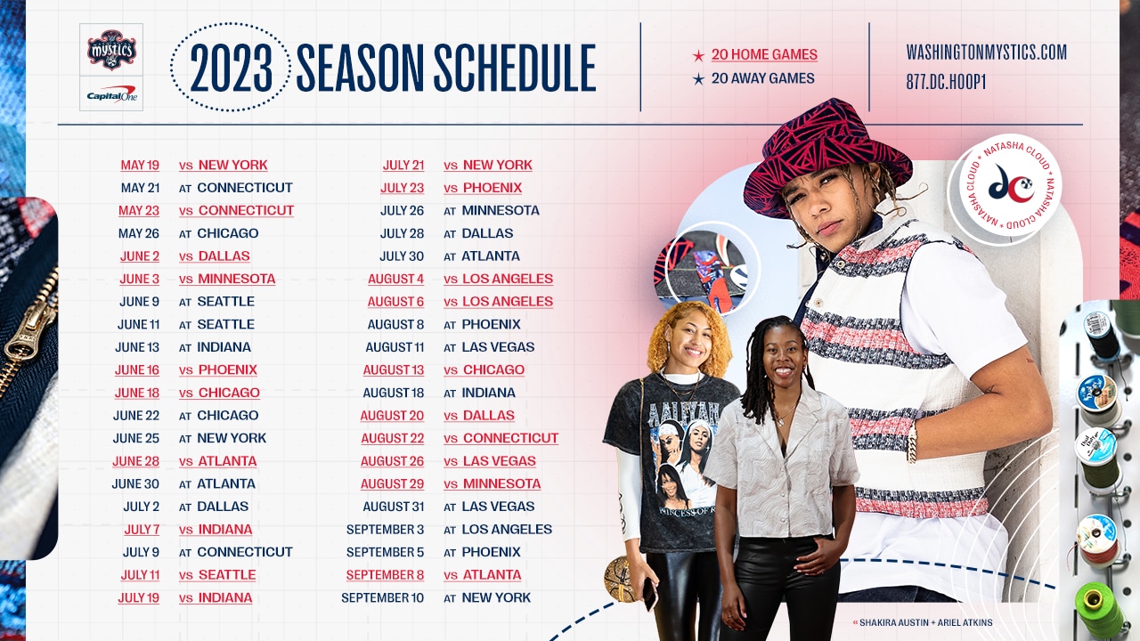MYSTICS Announce 2023 Schedule