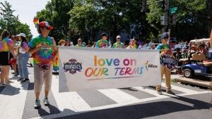 Mystics at the Capital Pride Parade