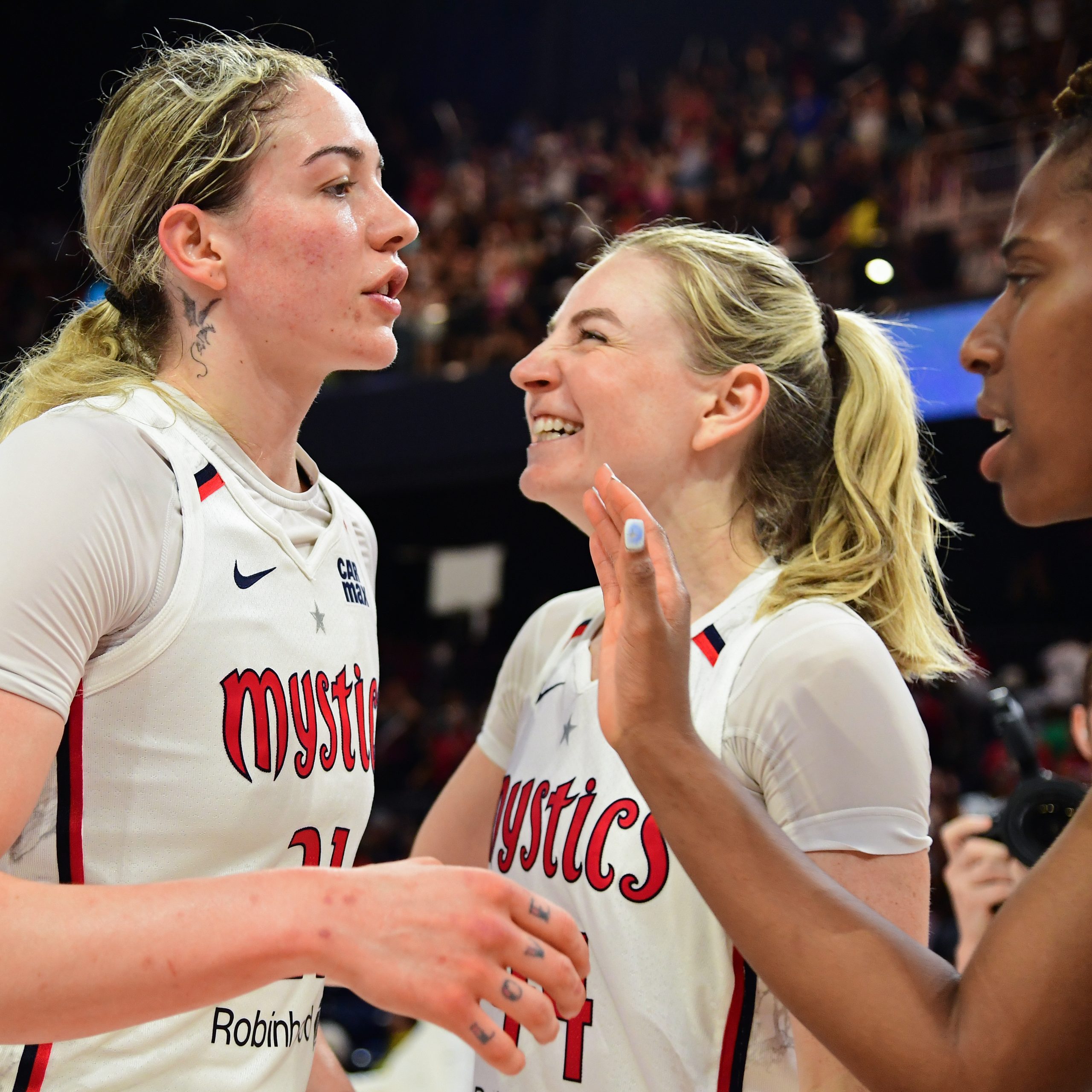 Mystics Take Down Wings in First Game of Double-Header