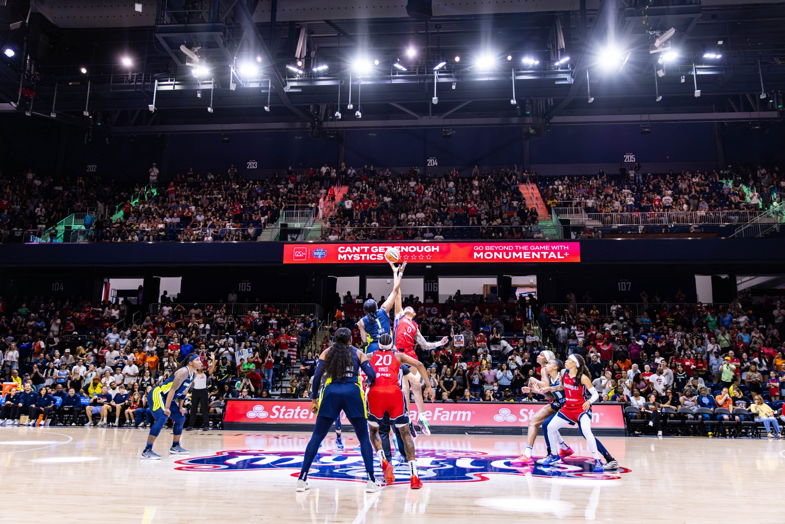 Mystics vs. Wings 6/22/25