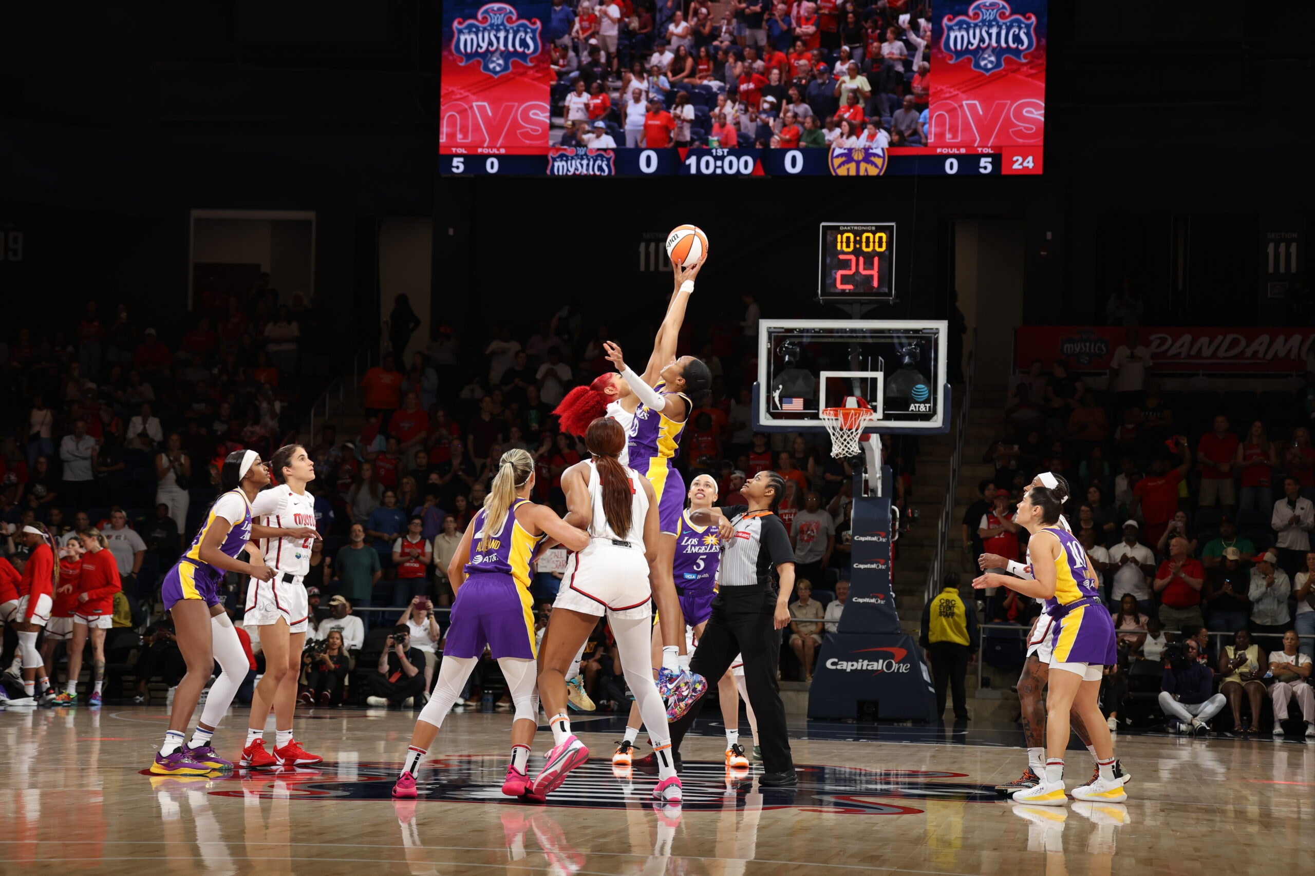 Mystics vs. Sparks 7/22/25