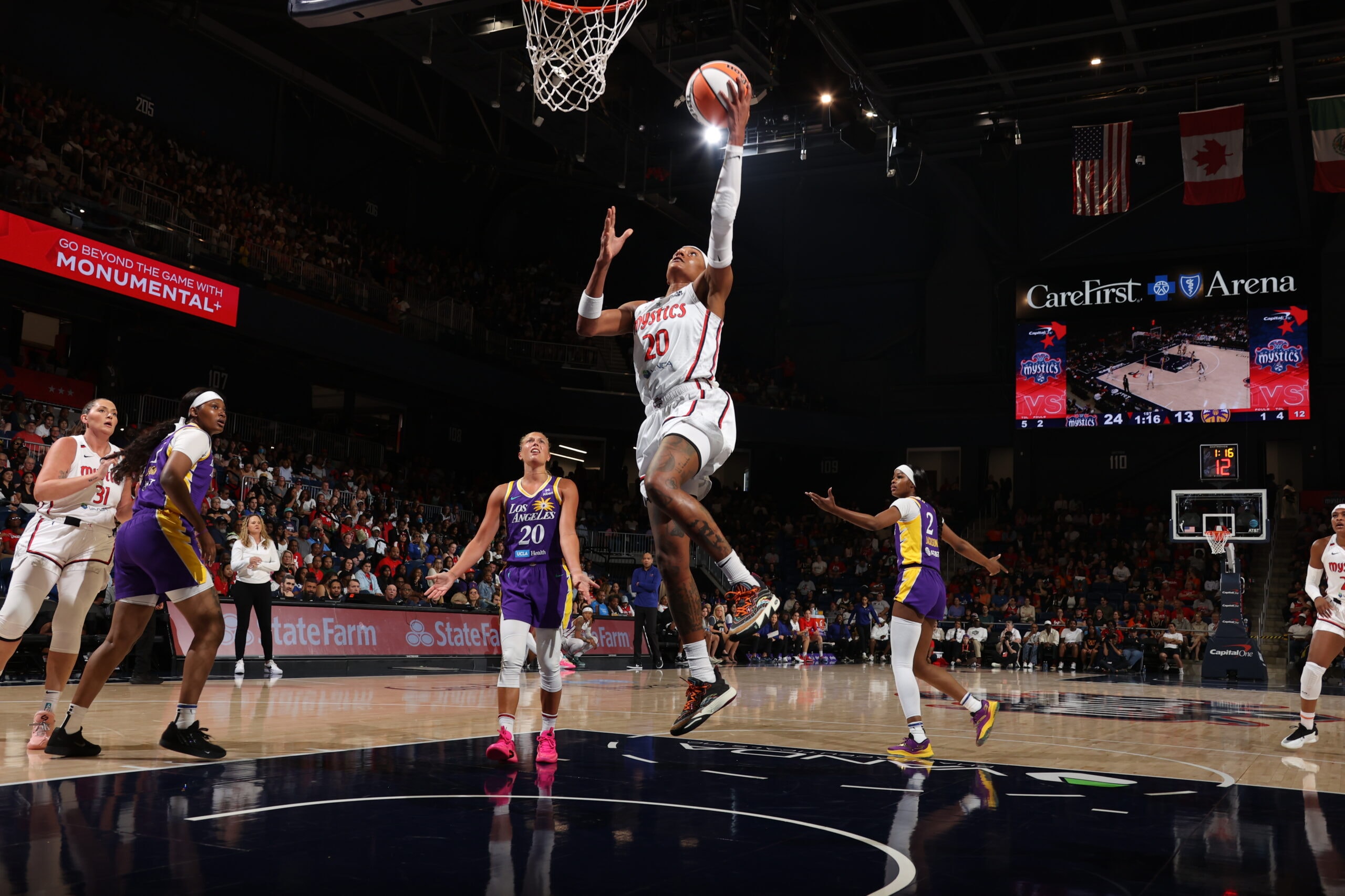 Mystics vs. Sparks 7/22/25