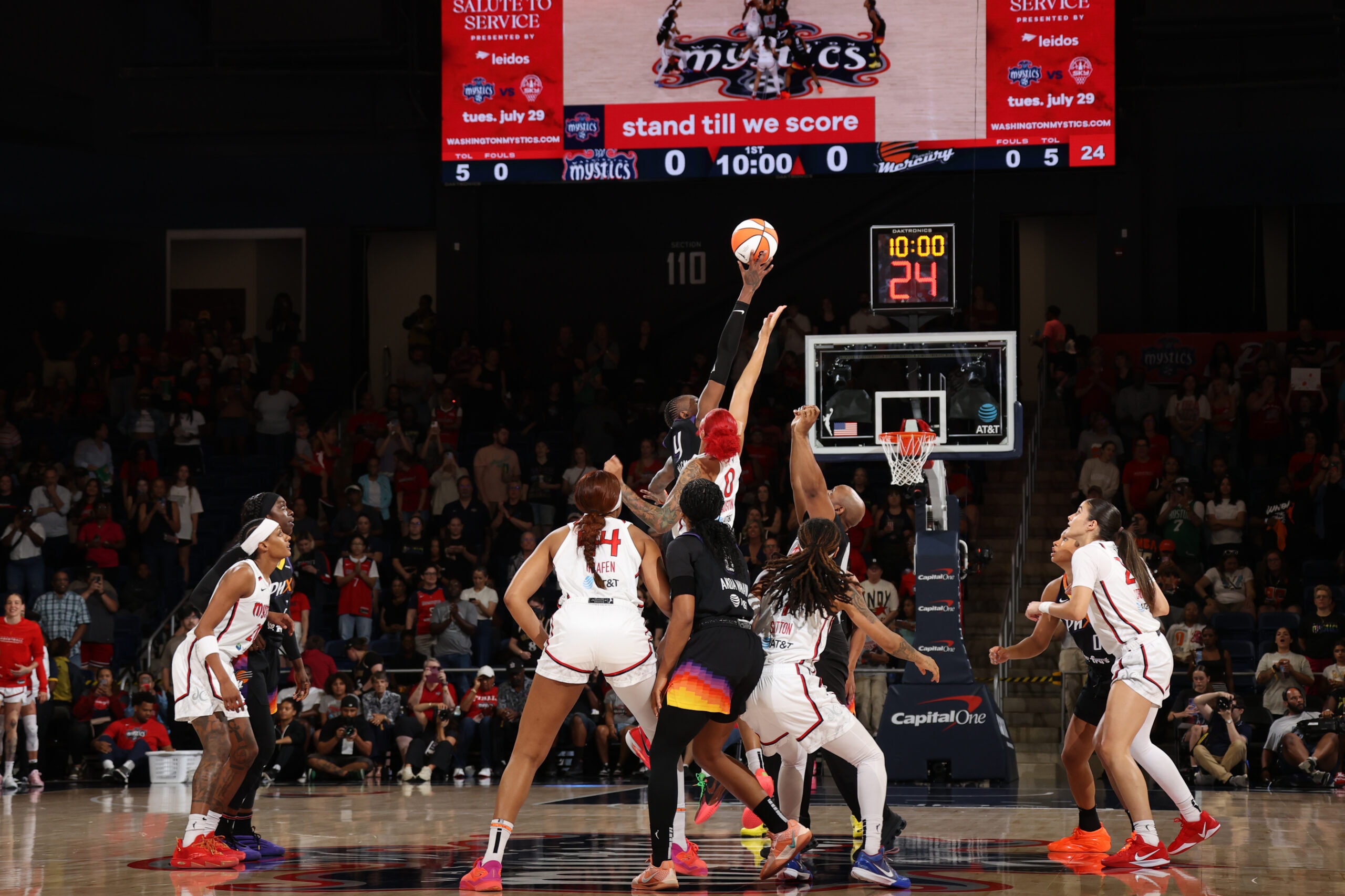 Mystics vs. Mercury 7-27-25