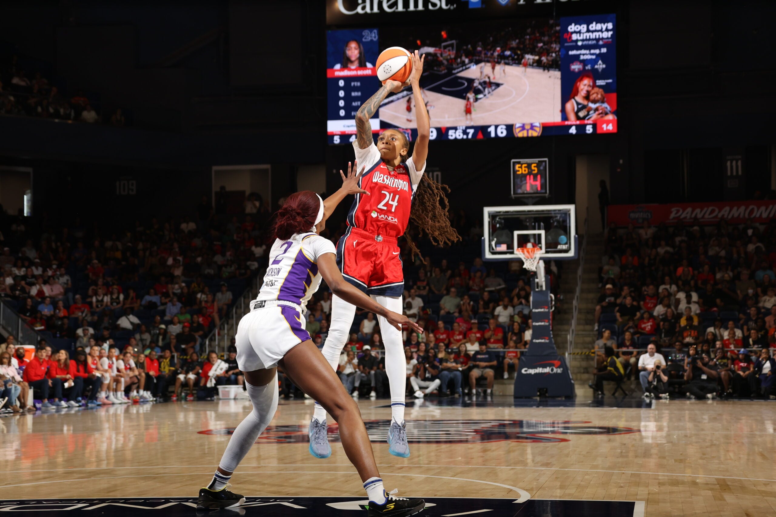 Mystics vs. Sparks 8-17-25
