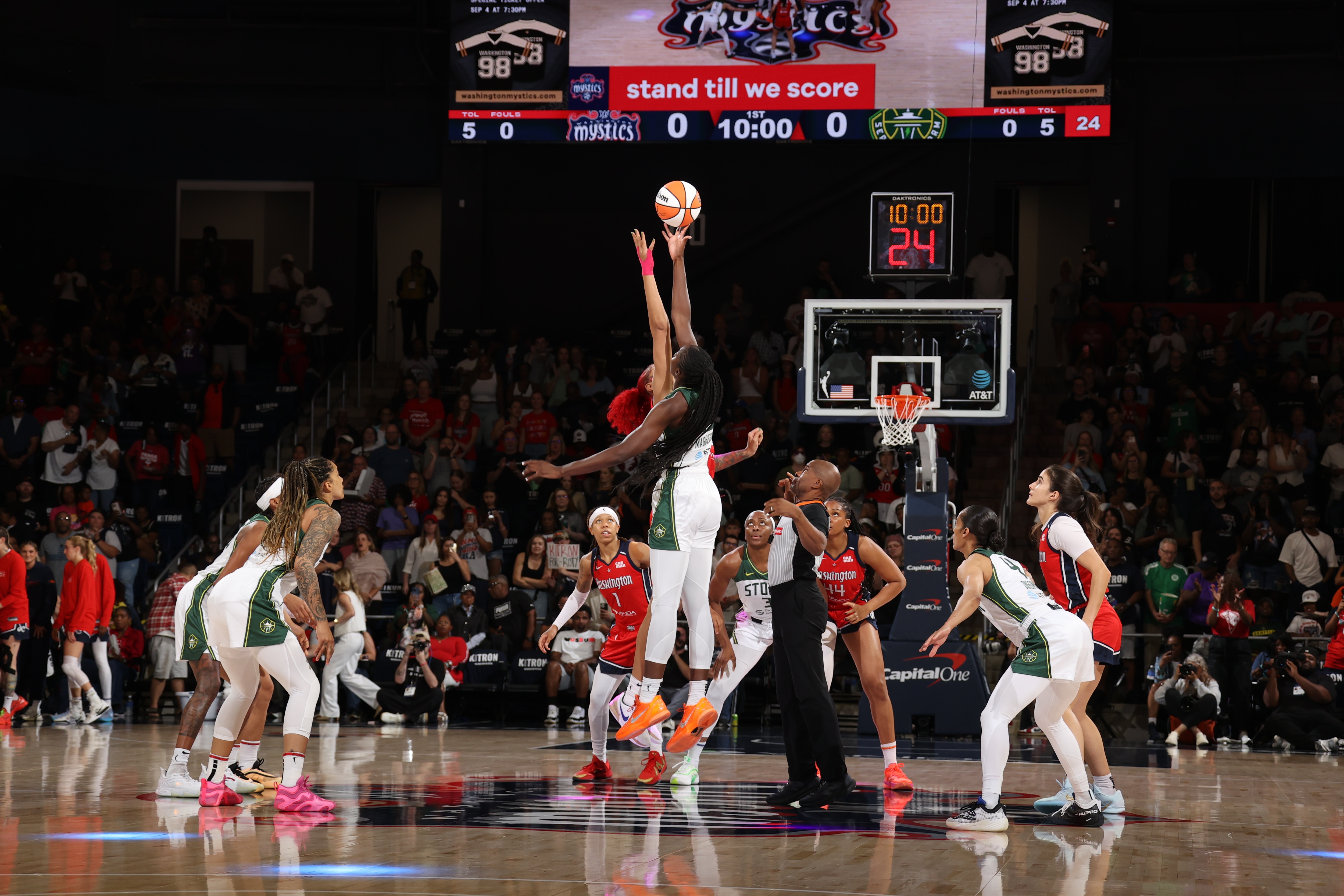 Mystics vs. Storm 8-24-25