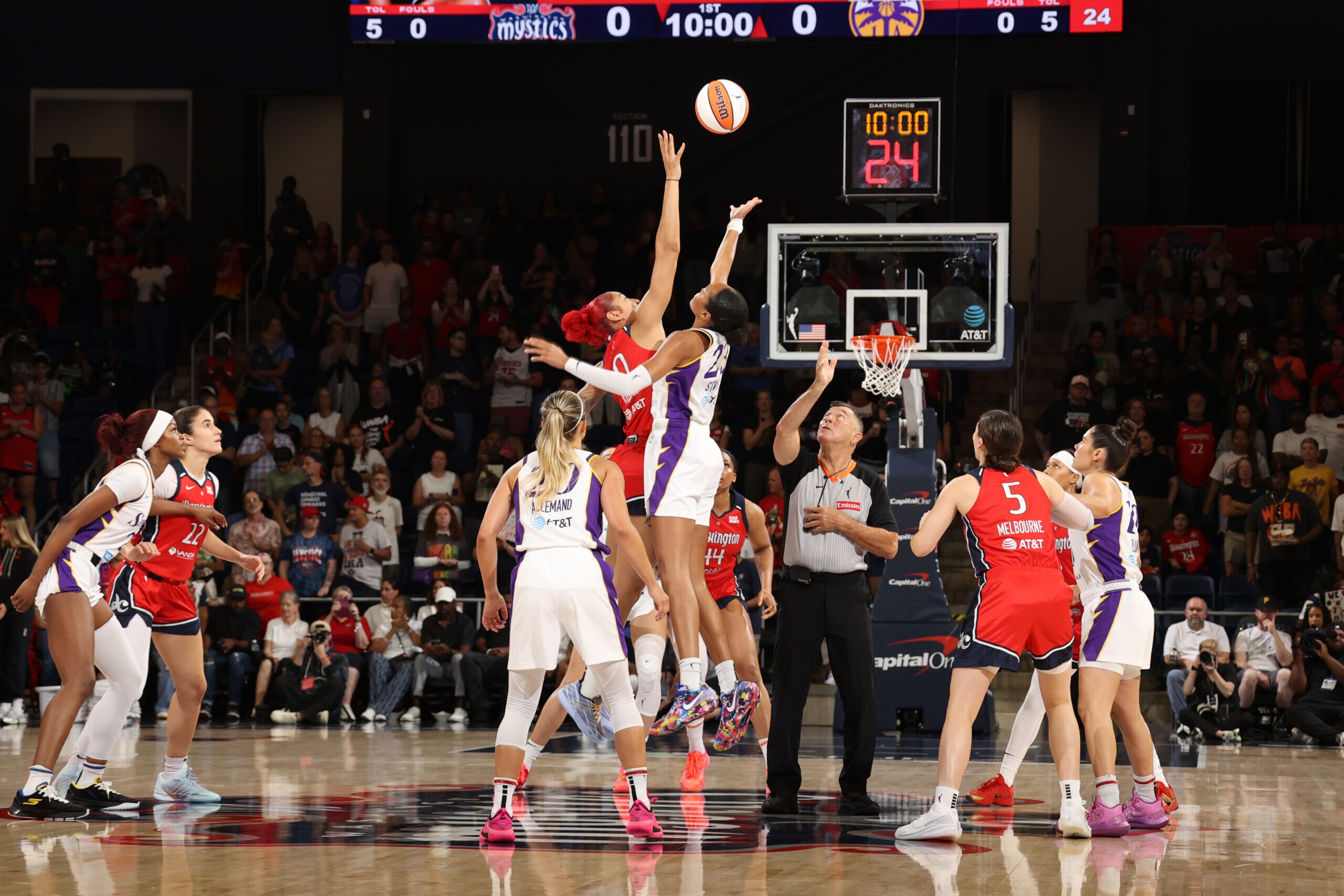 Mystics vs. Sparks 8-17-25