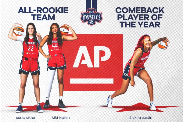 Shakira Austin, Sonia Citron, & Kiki Iriafen Earn AP Honors