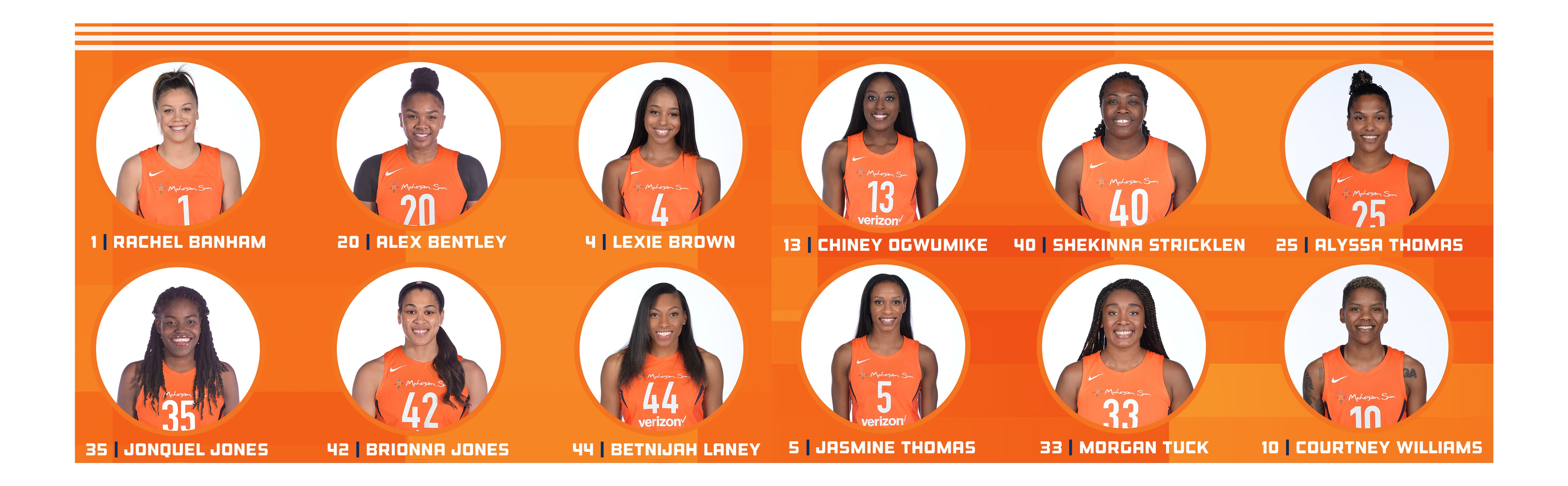 Sun Announce Final Roster