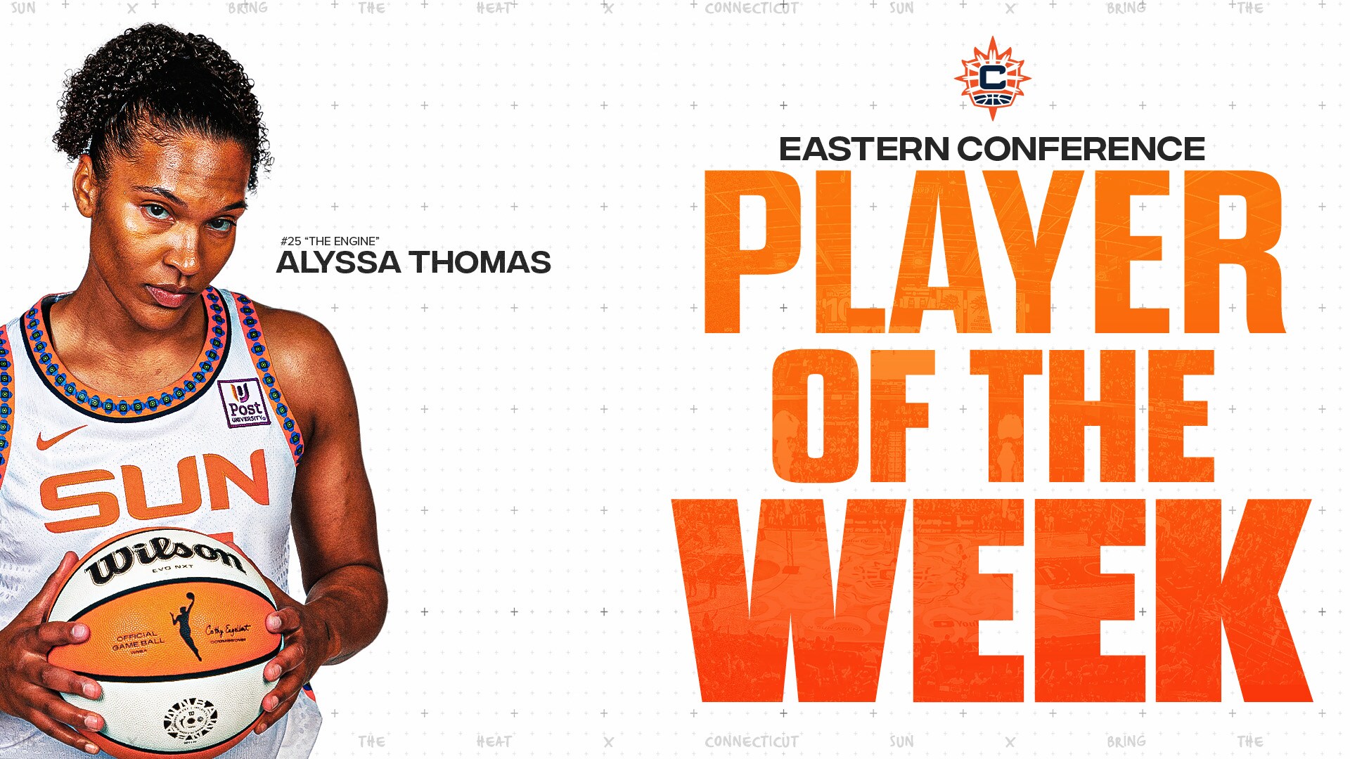 Alyssa Thomas Named WNBA Eastern Conference Player of the Week- 5/14-5/19.