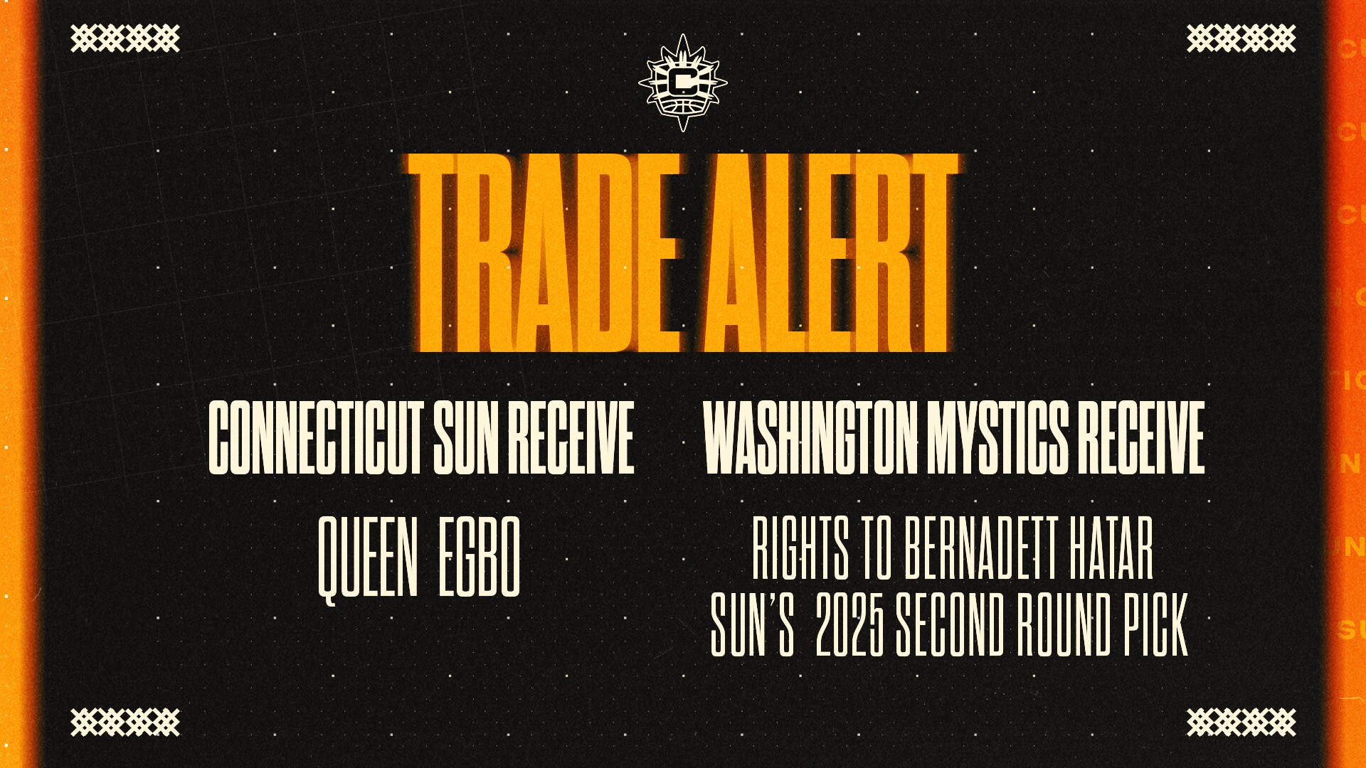 Connecticut Sun Acquires Queen Egbo