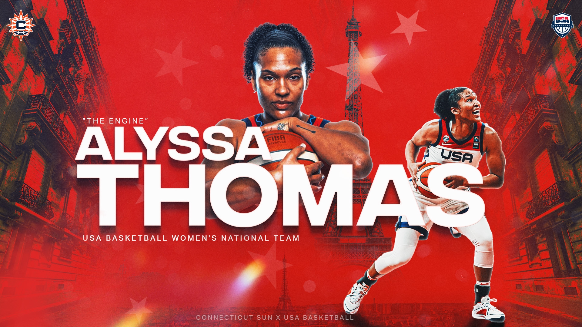 Alyssa Thomas Selected to 2024 USA Basketball Women’s National Team Roster