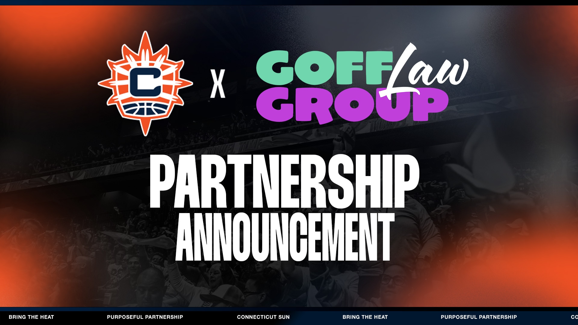 Goff Law Group Named Official Law Partner of the Connecticut Sun for the 2025 Season