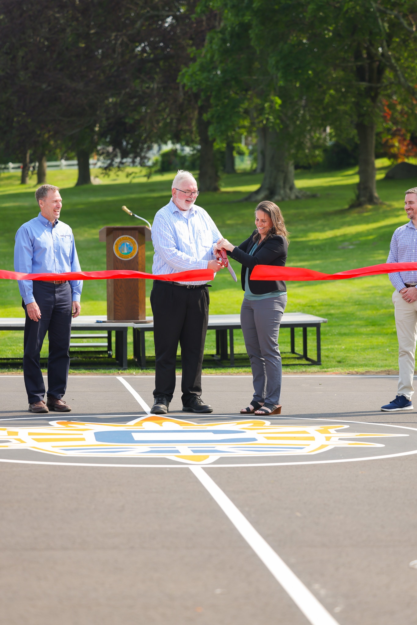 Washington Park Court Unveiling