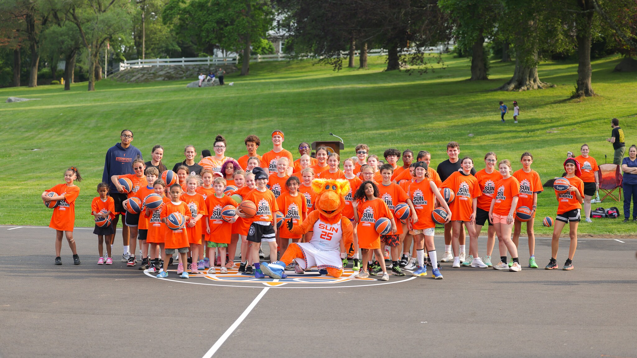Connecticut Sun Unveil New Washington Park Court in Partnership with City of Groton, Electric Boat & BuildSubmarines.com