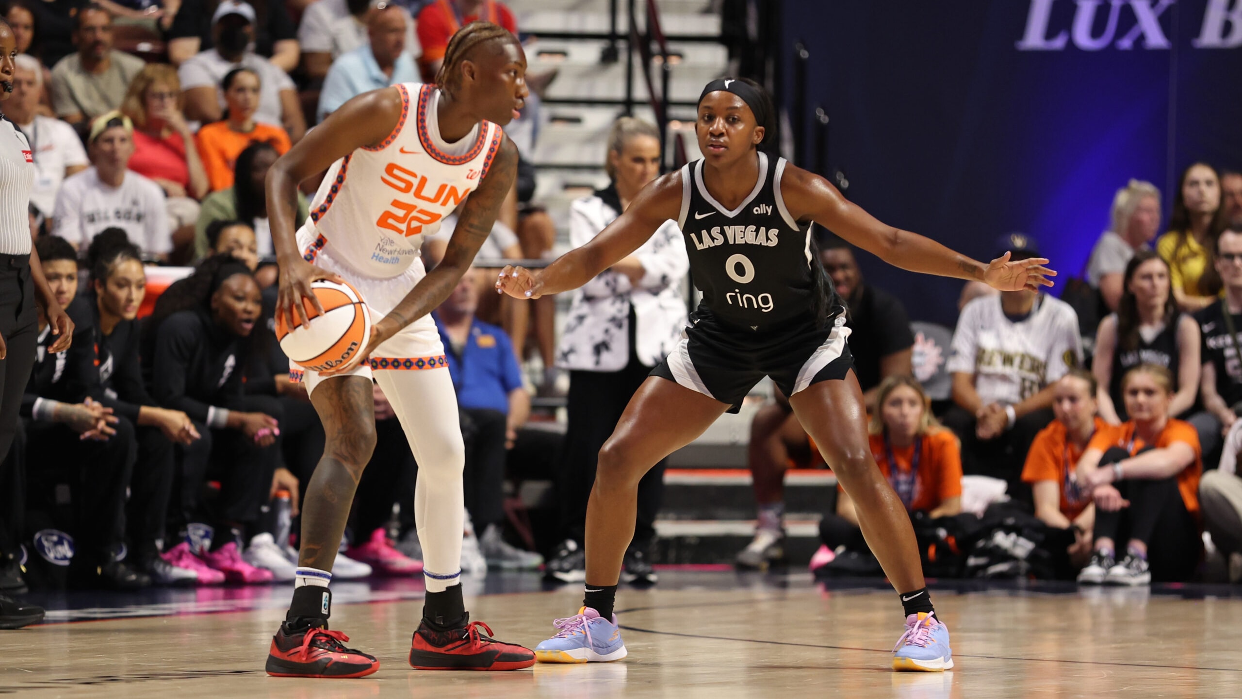 Sun Take on Aces Sunday Night