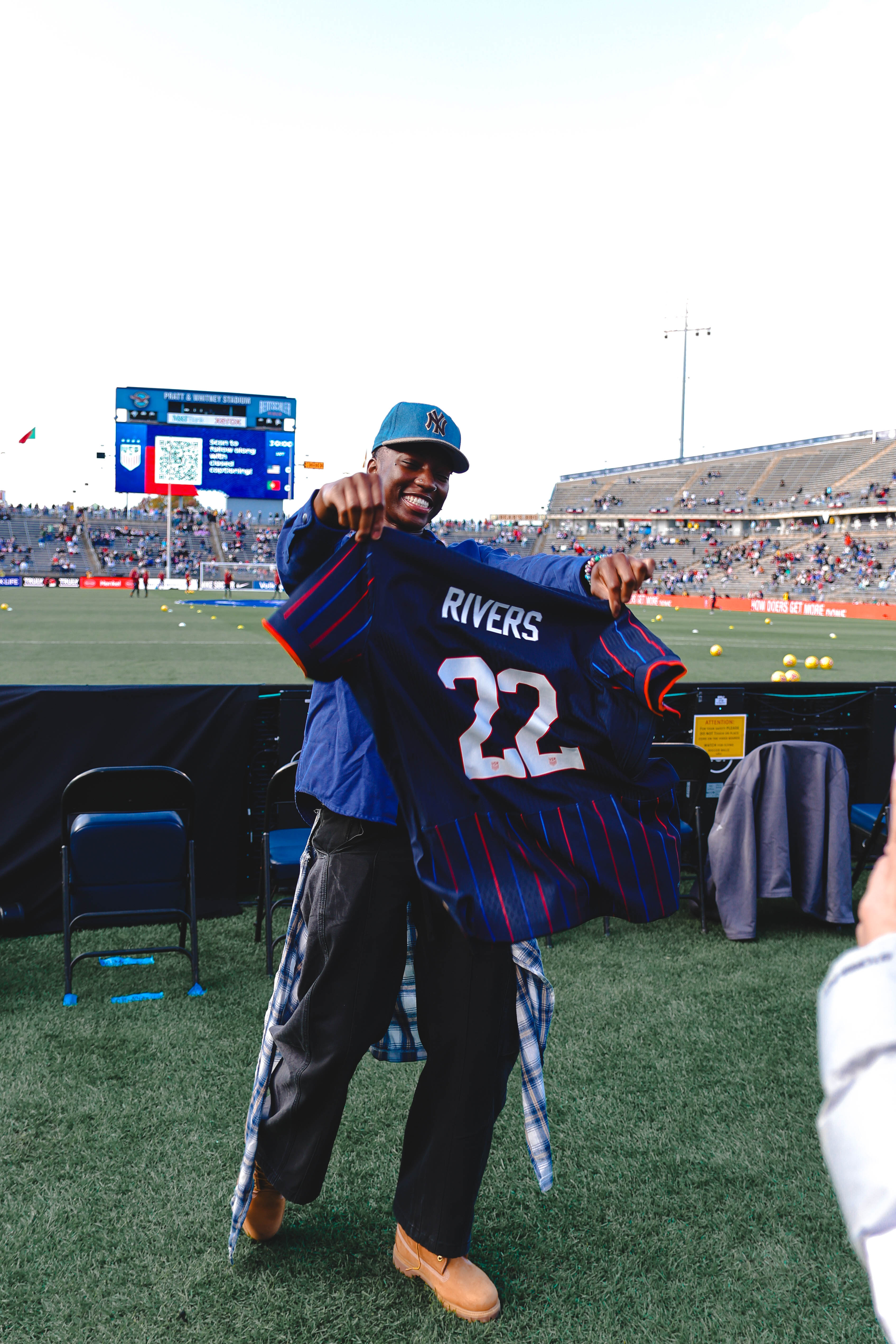 Saniya Rivers Attend USWNT Match in East Hartford