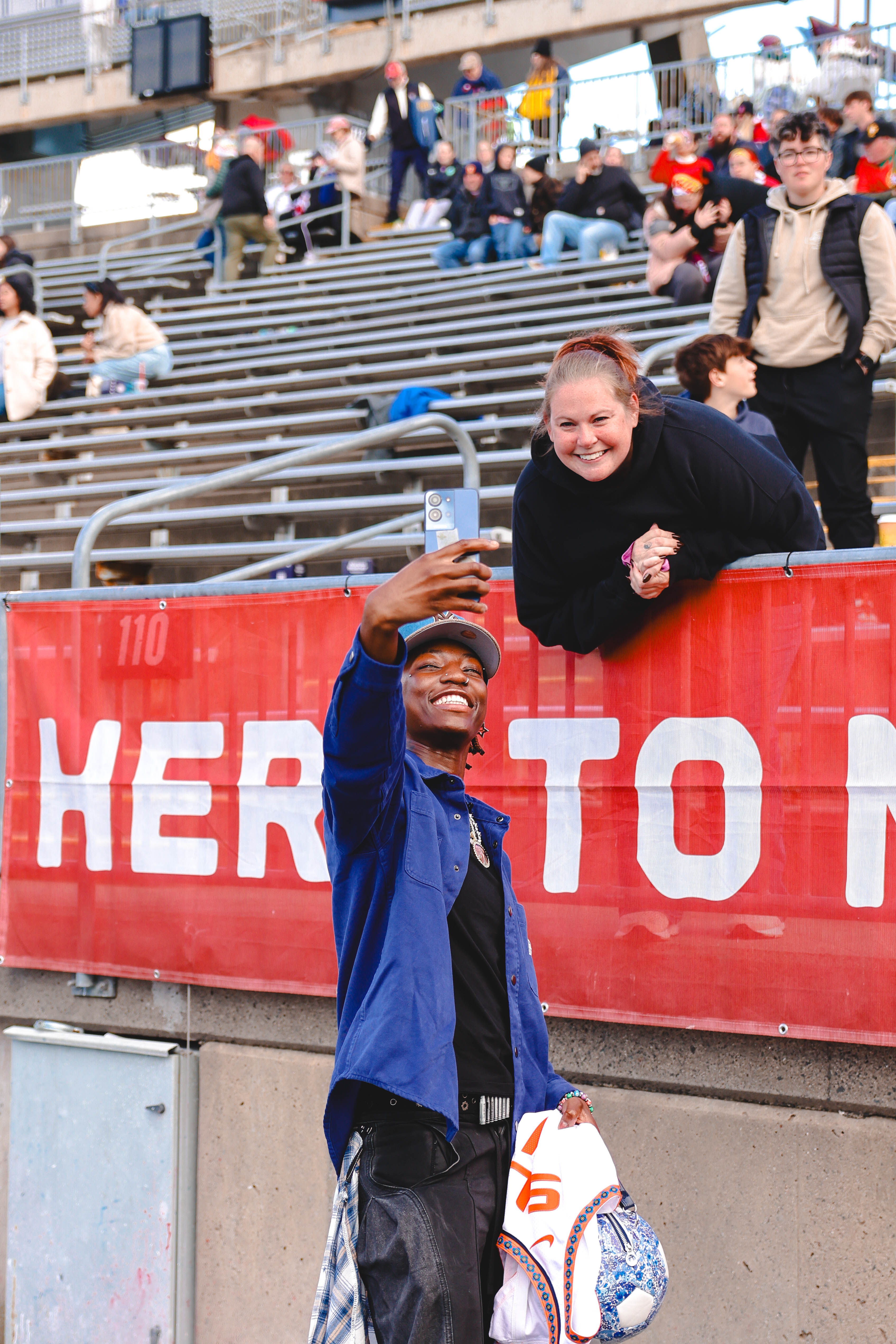 Saniya Rivers Attend USWNT Match in East Hartford