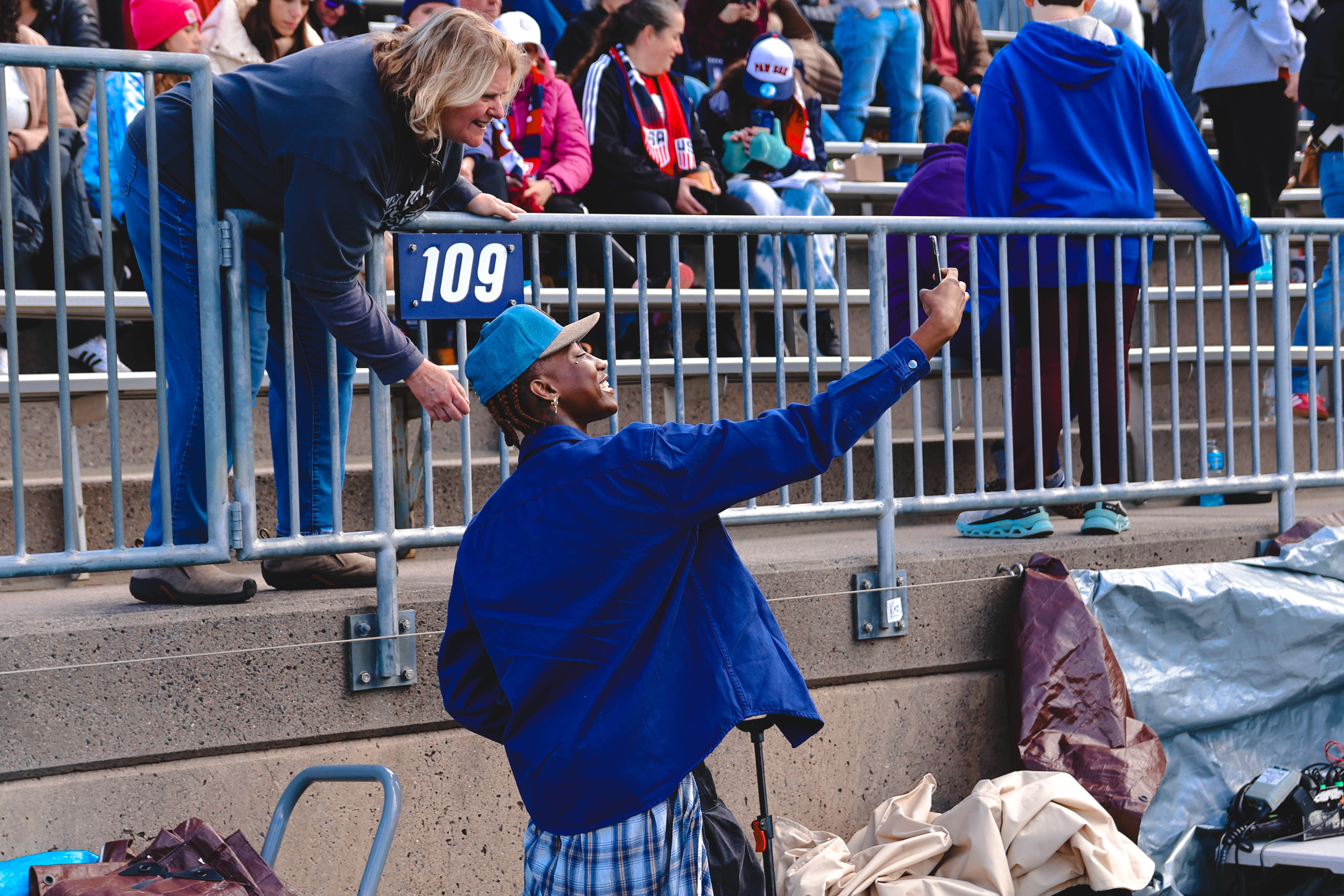 Saniya Rivers Attend USWNT Match in East Hartford