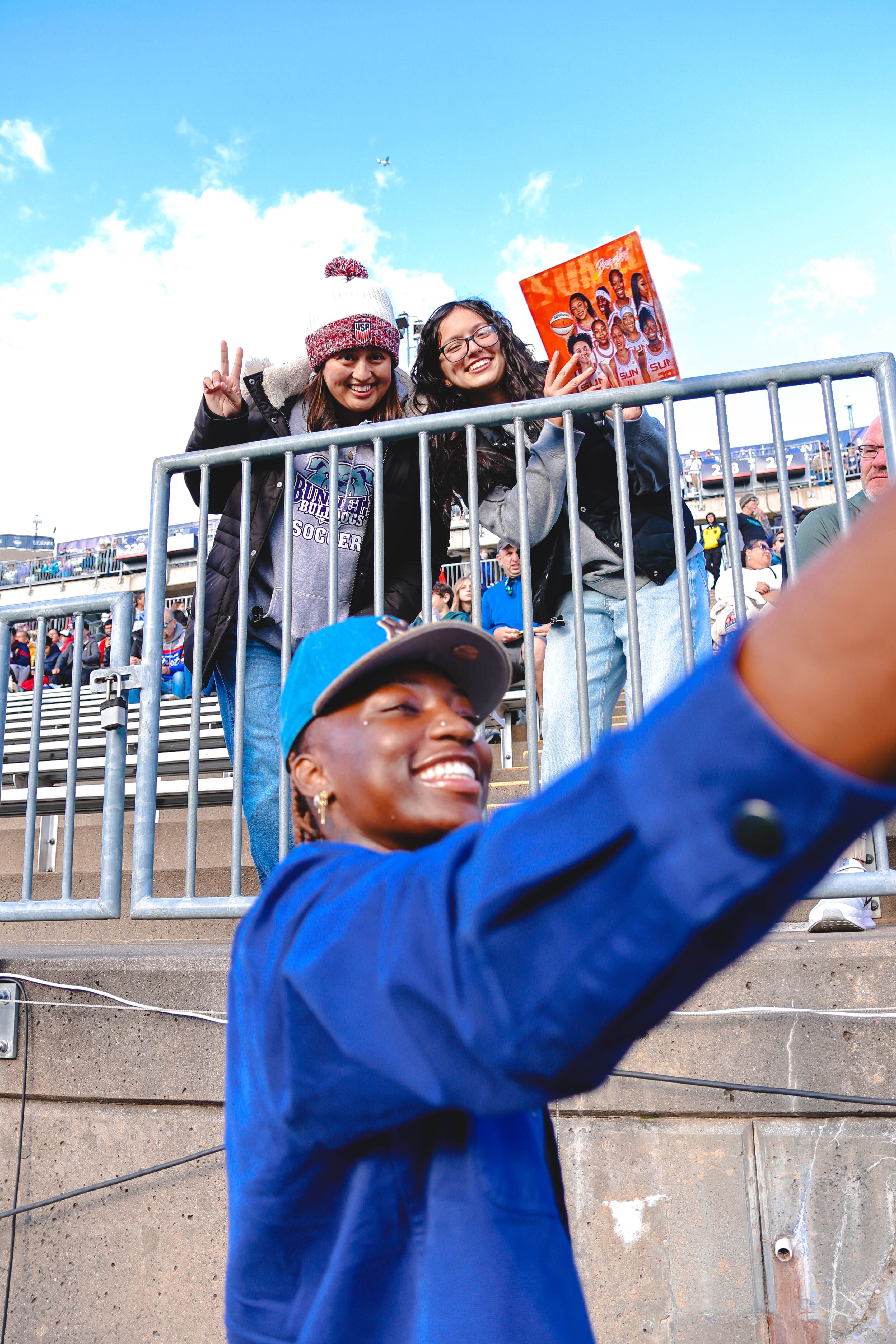 Saniya Rivers Attend USWNT Match in East Hartford