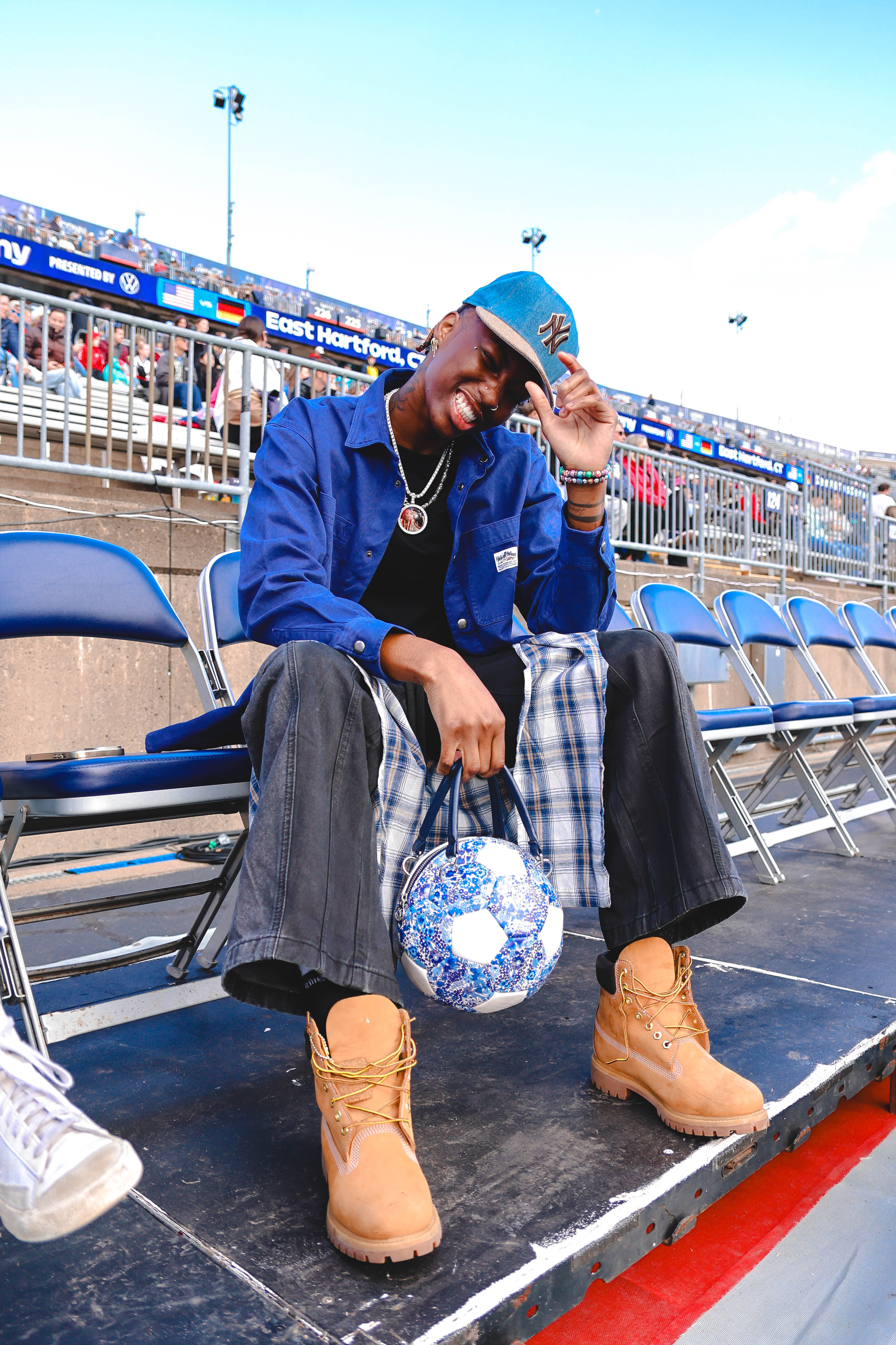 Saniya Rivers Attend USWNT Match in East Hartford