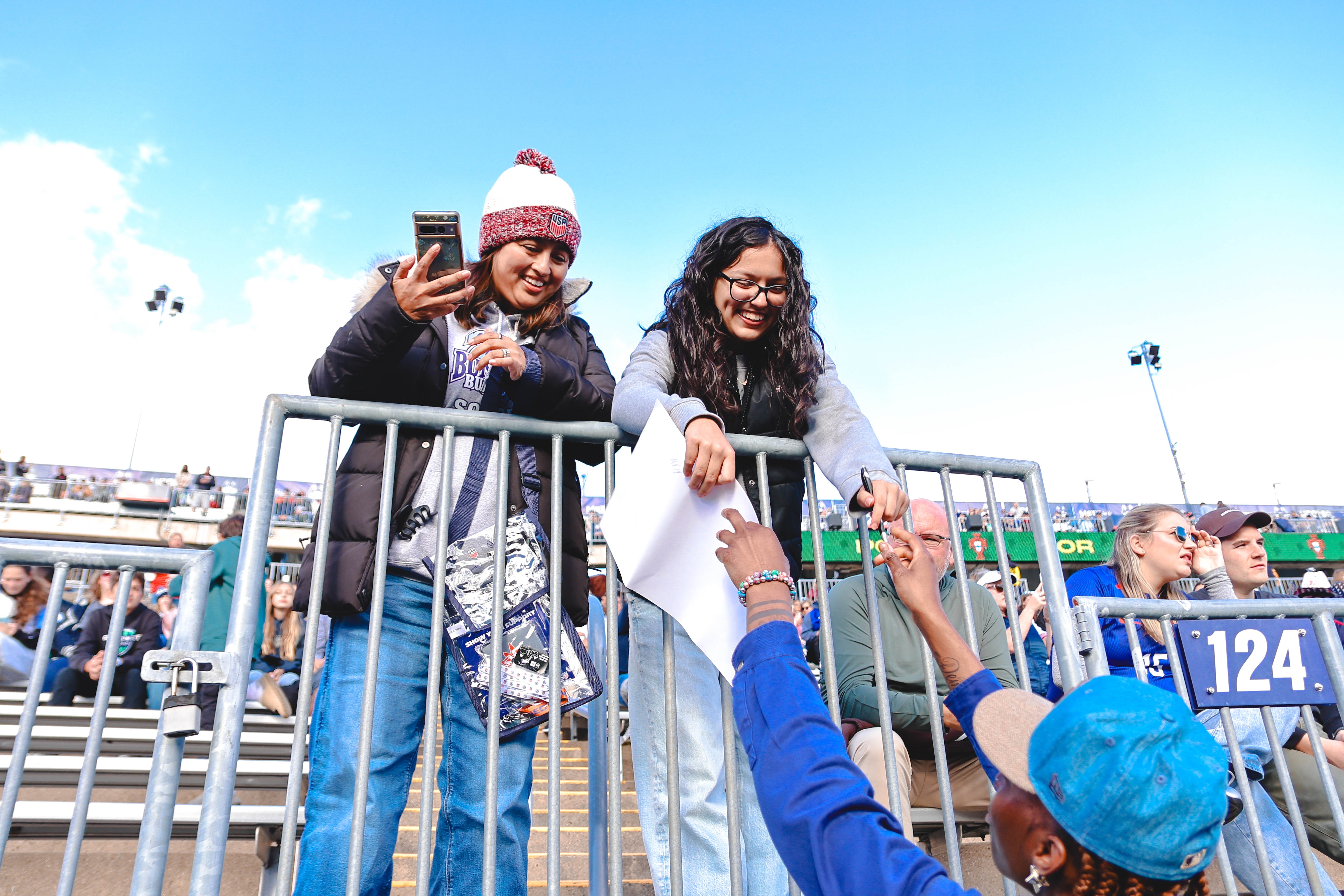 Saniya Rivers Attend USWNT Match in East Hartford