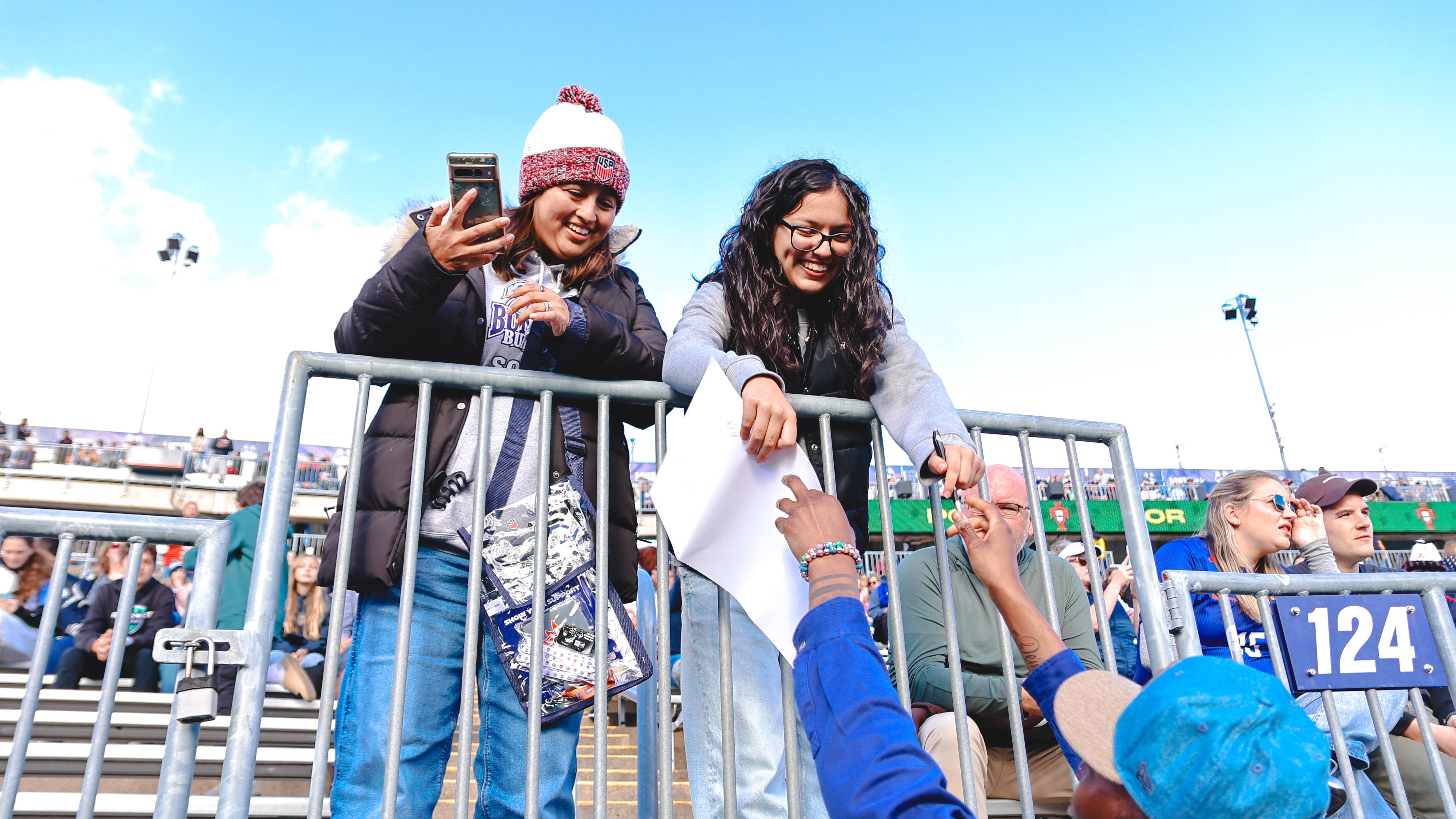 Photo Gallery: Saniya Rivers Attends USWNT Match in East Hartford
