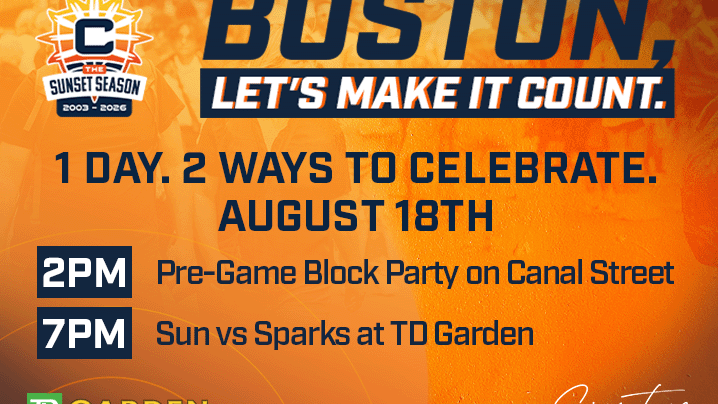 Connecticut Sun Announce 2026 Boston Game Events