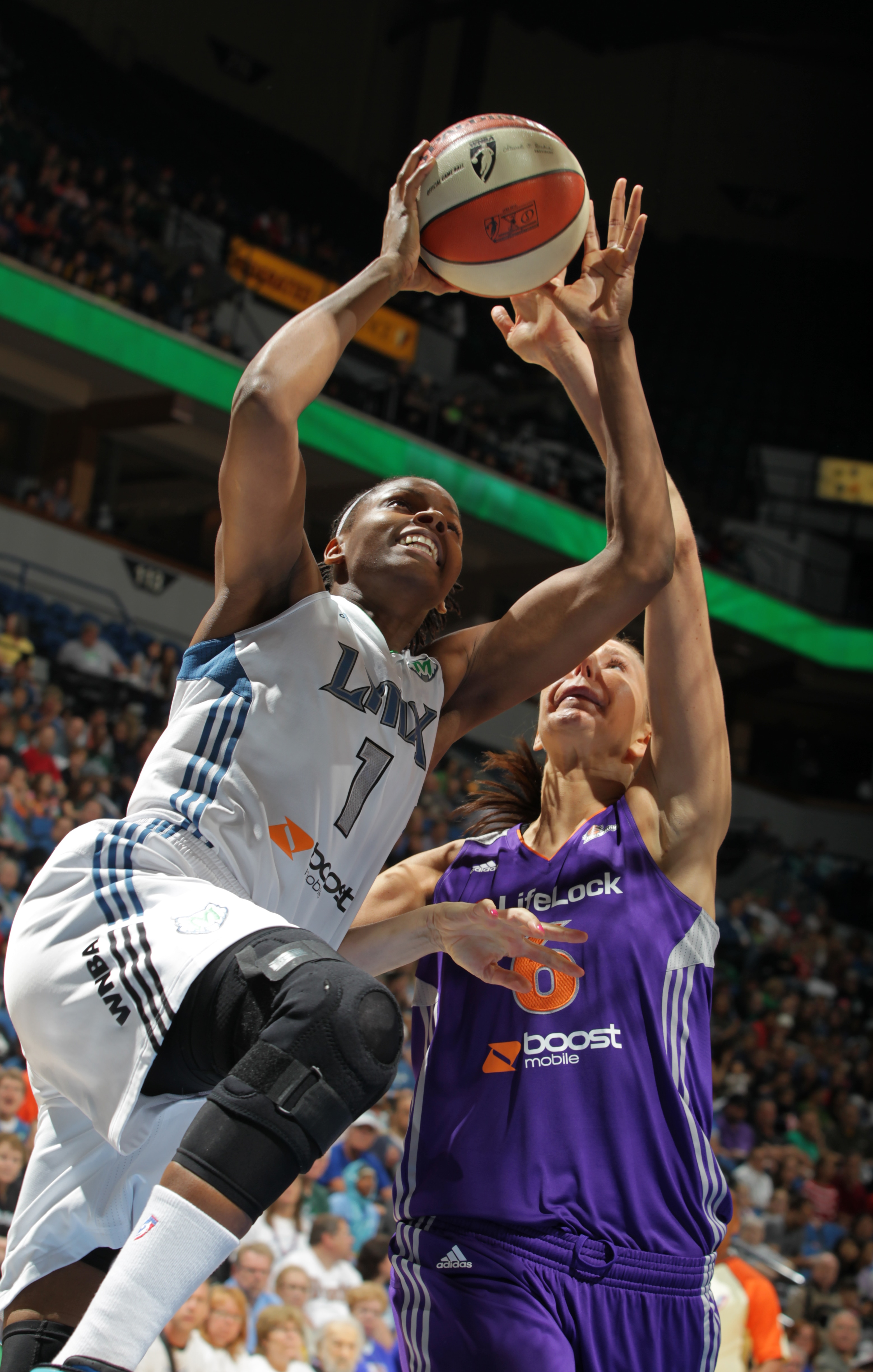 2012's Home-Opener: Lynx center Jessica Adair came off the bench to score nine points and grab rebounds in the Lynx's 105-83 blowout of the Phoenix Mercury