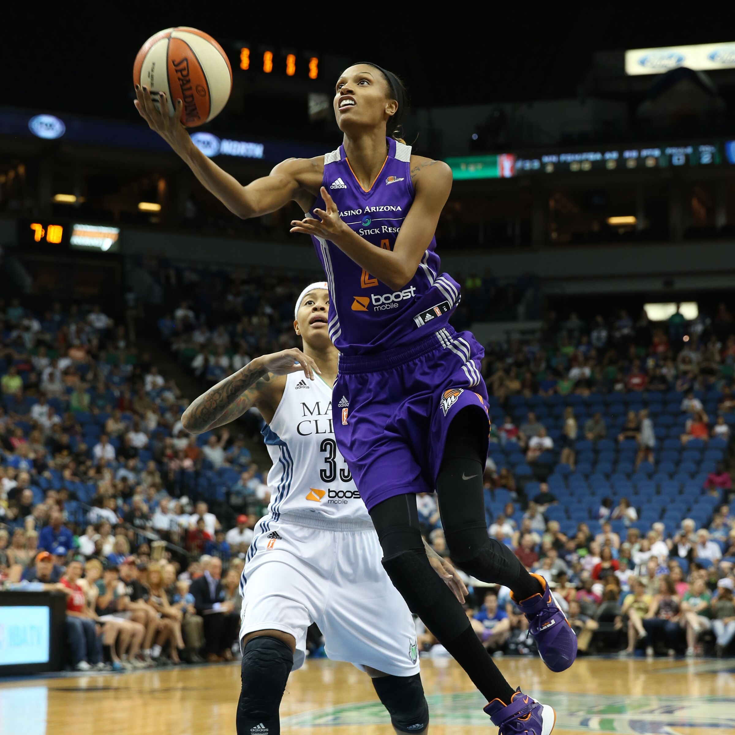 Mercury forward DeWanna Bonner led Phoenix scoring a team-high 18 points while adding seven rebounds and four assists.