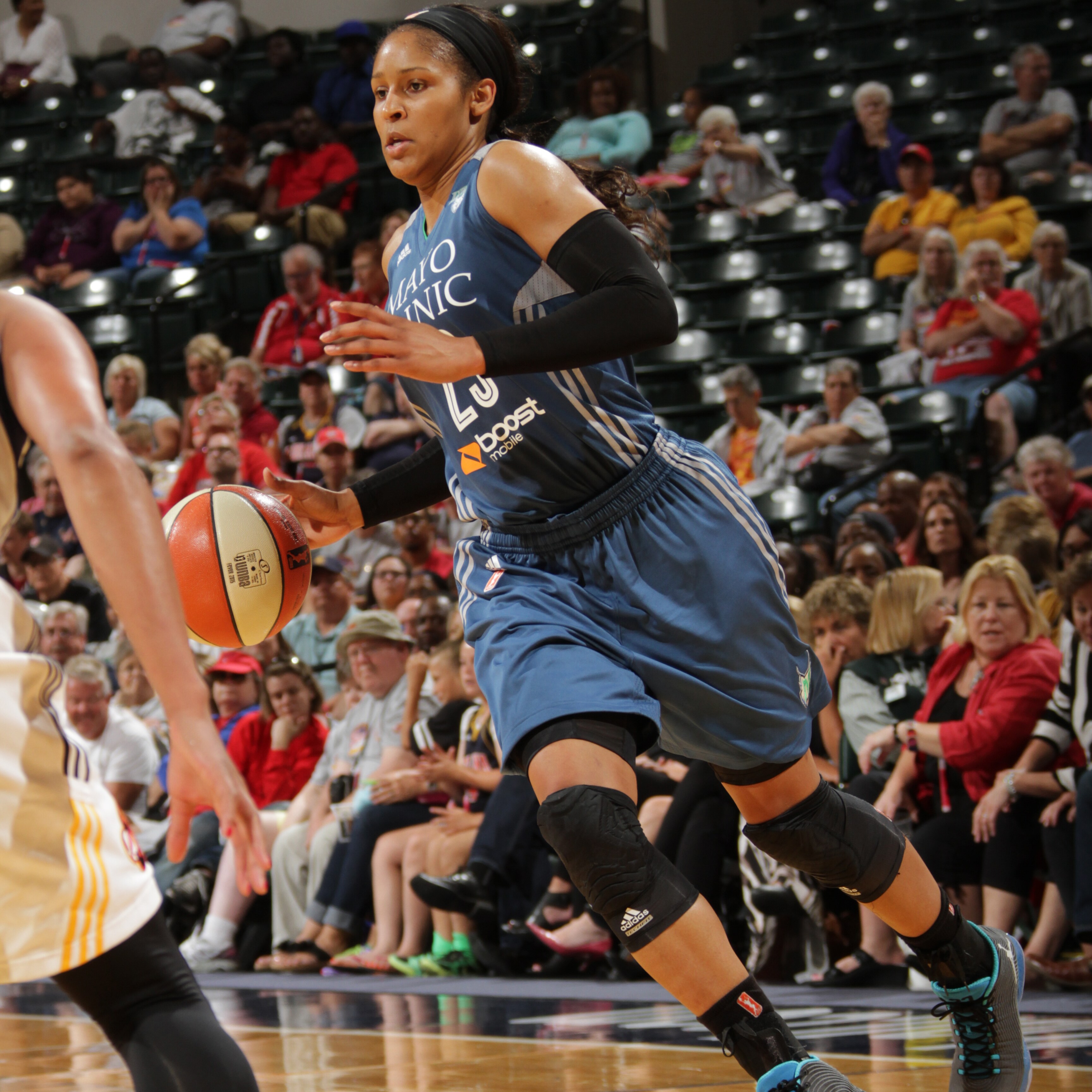 Despite shooting a fairweather 4-of-12 (33 percent) from the field, Lynx forward Maya Moore still scored 16 points on the night.