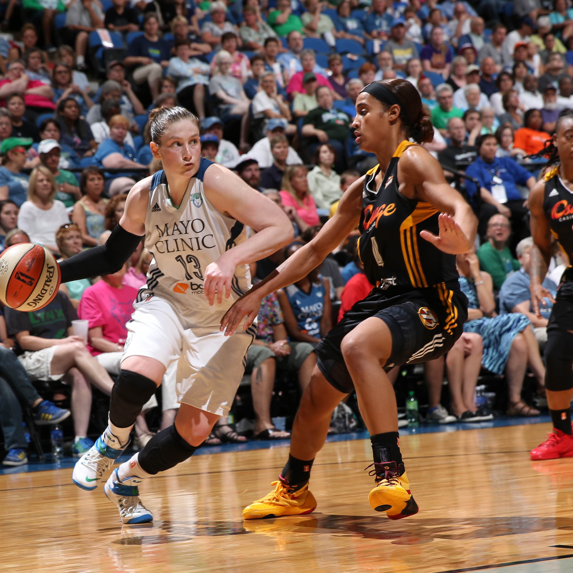 Lynx guard Lindsay Whalen struggled against the Shock, scoring just seven points on 3-of-7 shooting while committing four turnovers.