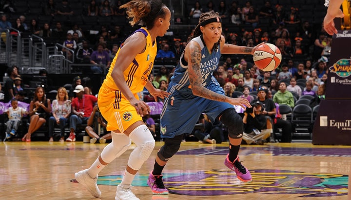In the first meeting between the Minnesota Lynx and the Los Angeles Sparks this season, guard Seimone Augustus helped to lead the way, pouring in 20 points while adding three rebounds and four assists in Minnesota's 67-52 victory.