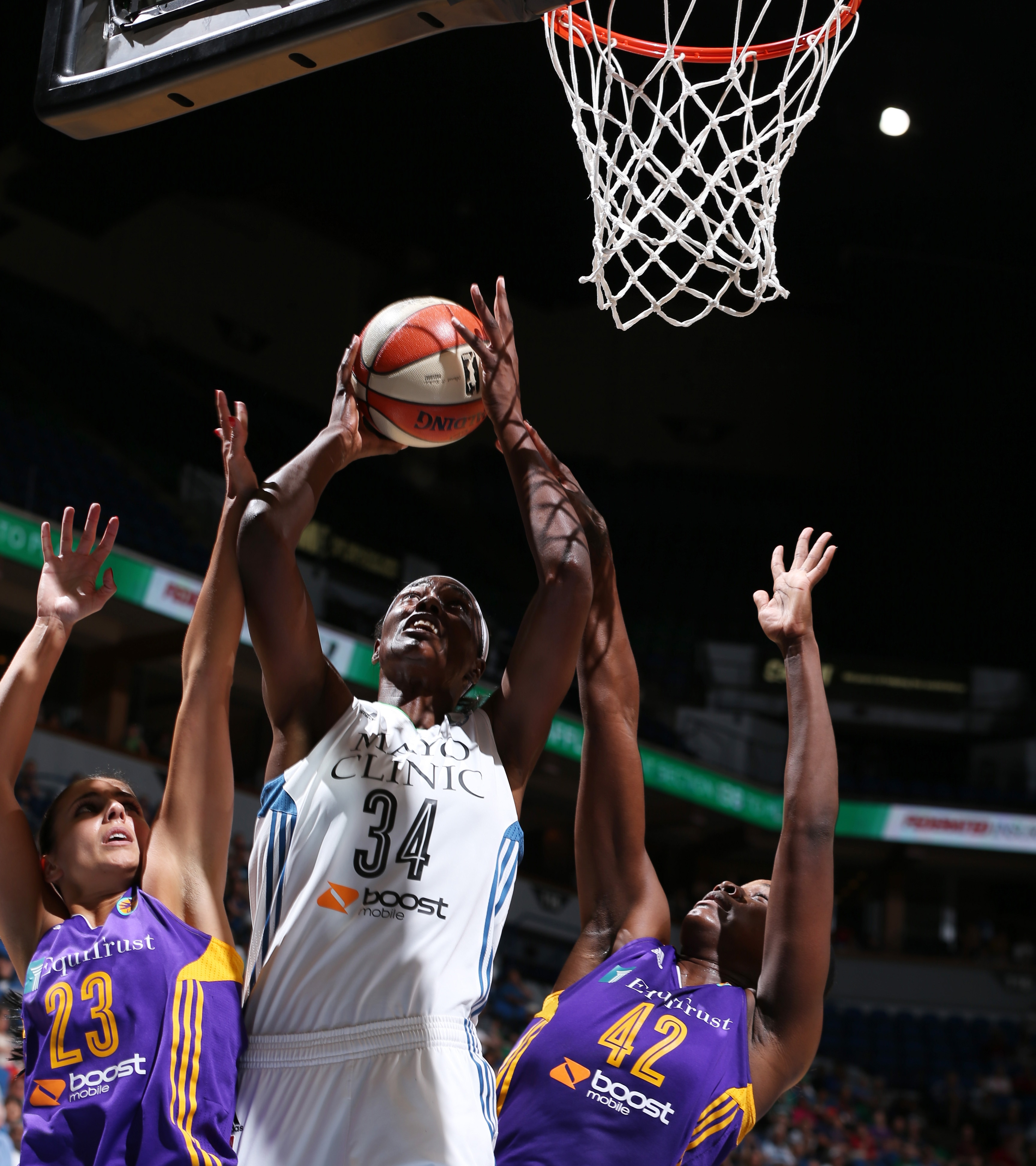Center Sylvia Fowles, making her first Lynx appearance after a trade with Chicago brought her to Minnesota, had a solid debut, finishing with 11 points, five rebounds and three steals in 26 minutes of play.