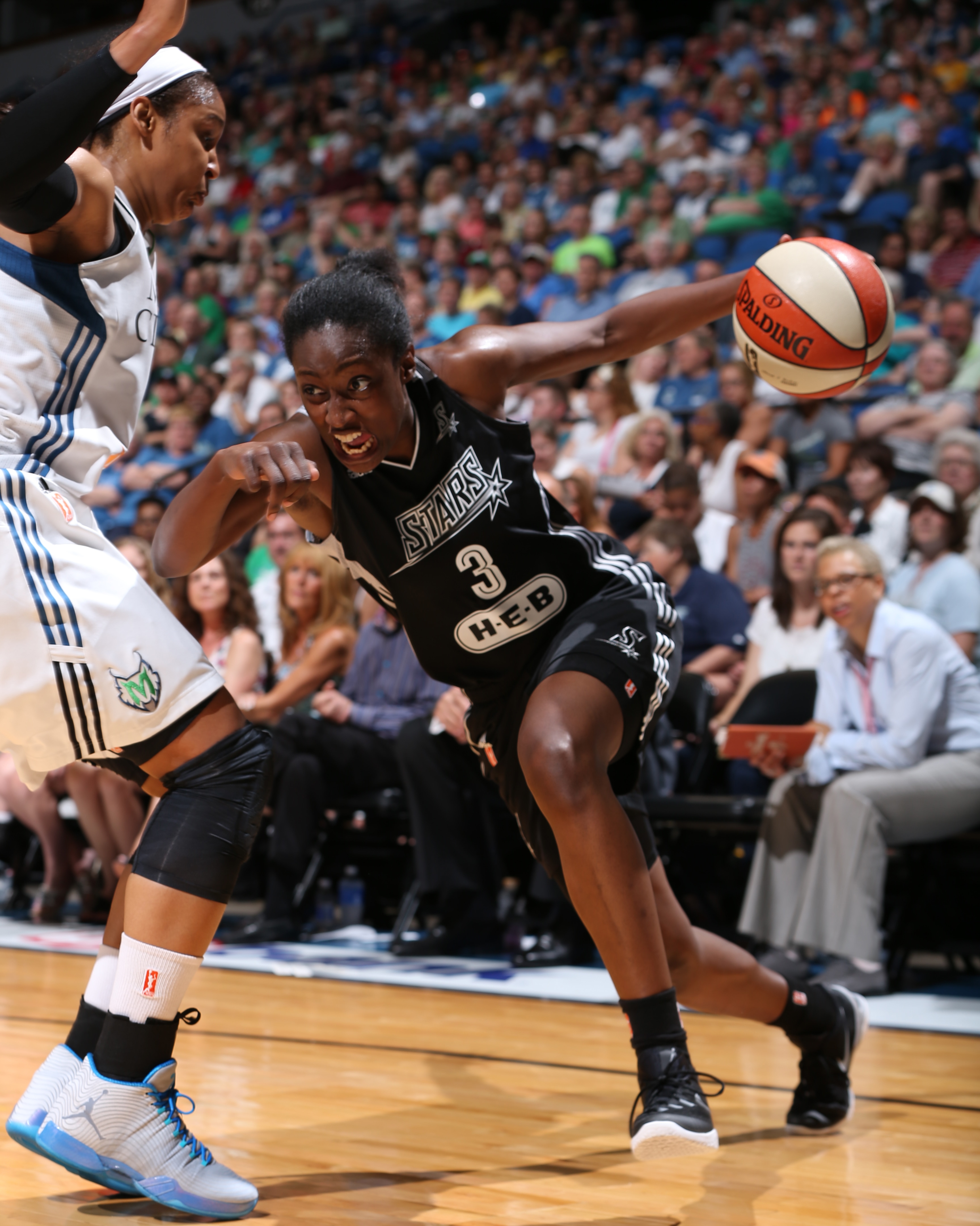 Lke many of the Stars' players, guard Kalana Greene struggled shooting against Minnesota, going just 2-of-10 (20 percent) from the field for six points.