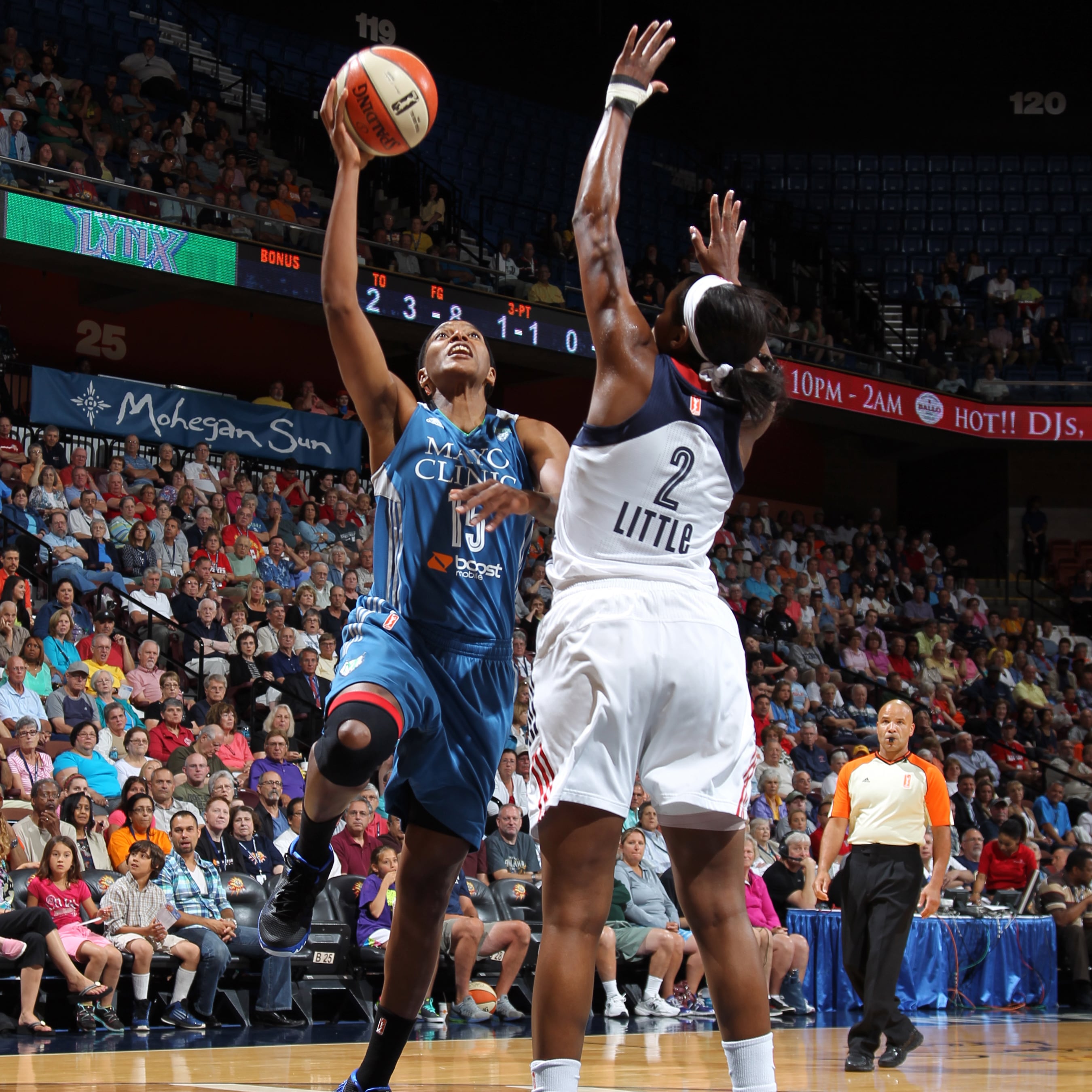 The only Lynx starter to struggle, Asjha Jones, finished with just two points on 1-of-5 shooting to go with her four rebounds and two blocks.