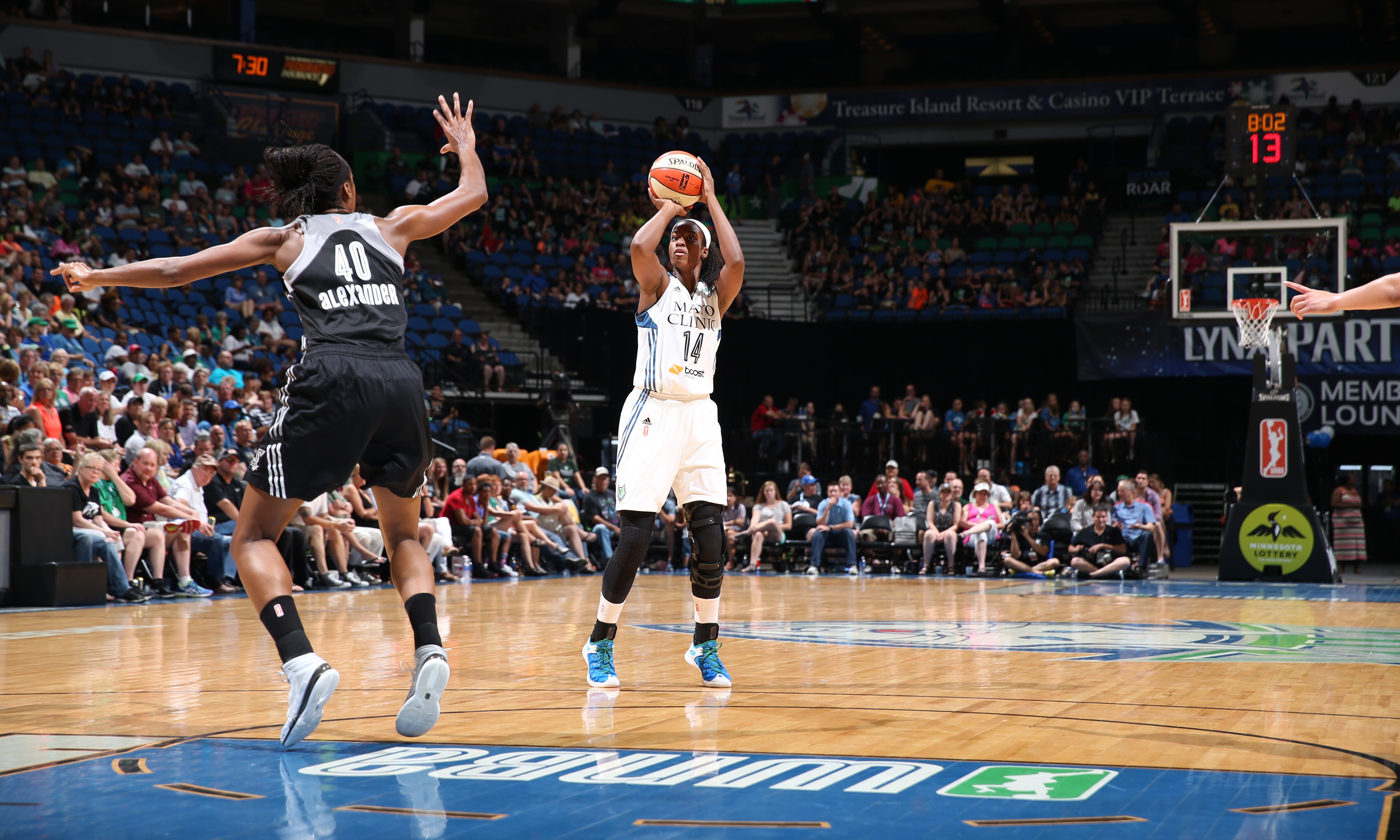Lynx forward Devereaux Peters was solid once again off the bench. Peters finished with five points, six rebounds and three blocked shots to help fuel the Lynx to a victory.