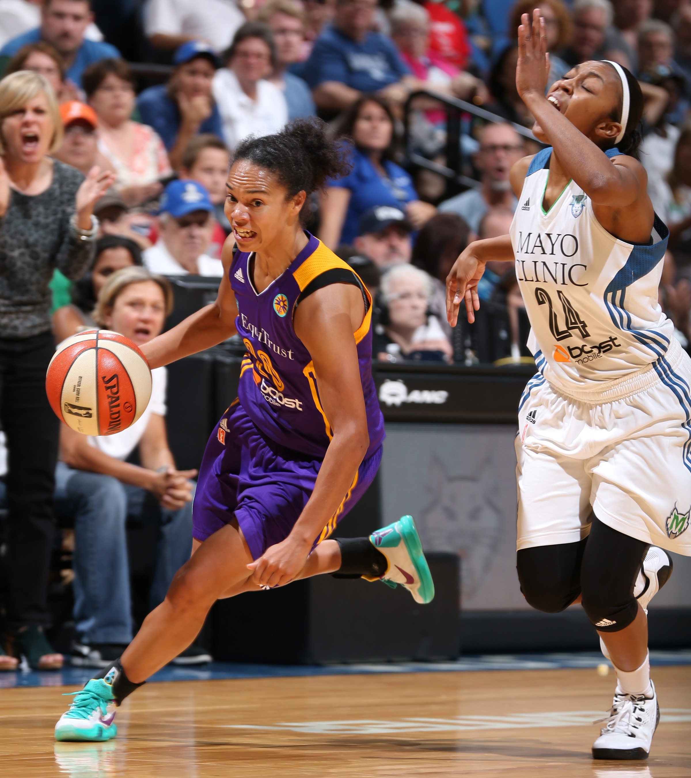 Sparks guard Kristi Toliver played well, finishing with 14 points on 5-of-13 shooting (38 percent) in 33 minutes of play.