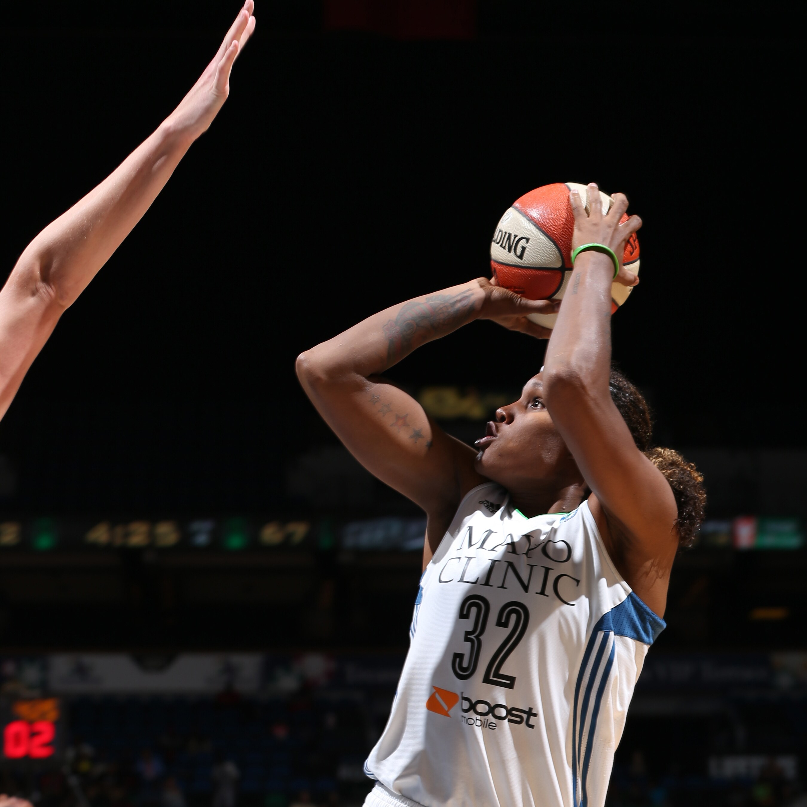 Lynx forward Rebekkah Brunson had a Brunson-like night, scoring just four points but grabbing seven rebounds and playing fantastic defense.