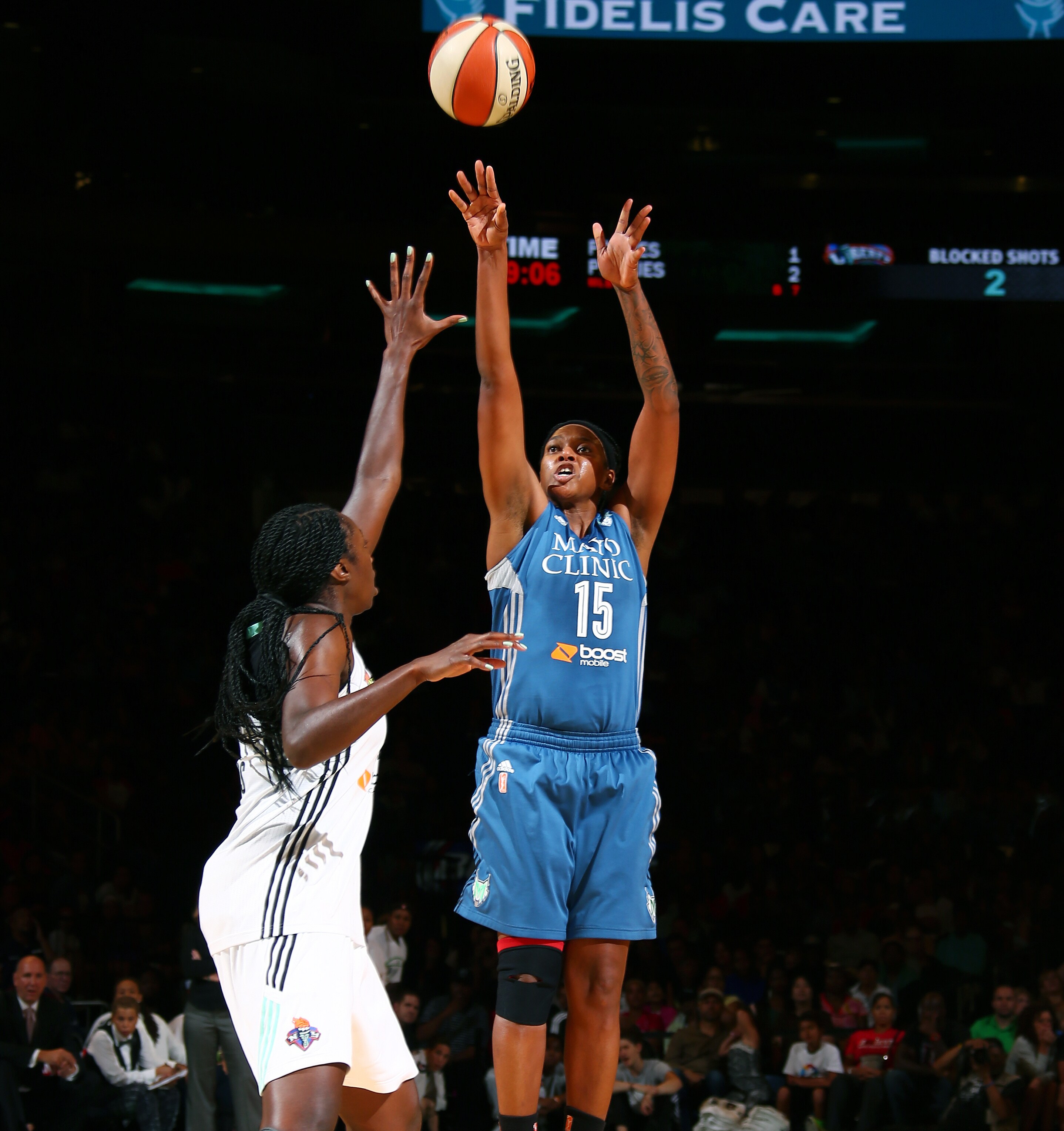 Lynx forward Asjha Jones played big minutes off the bench for Minnesota, playing 21 minutes and finishing with seven points, two rebounds and two assists in Minnesota's 81-68 loss to the New York Liberty.
