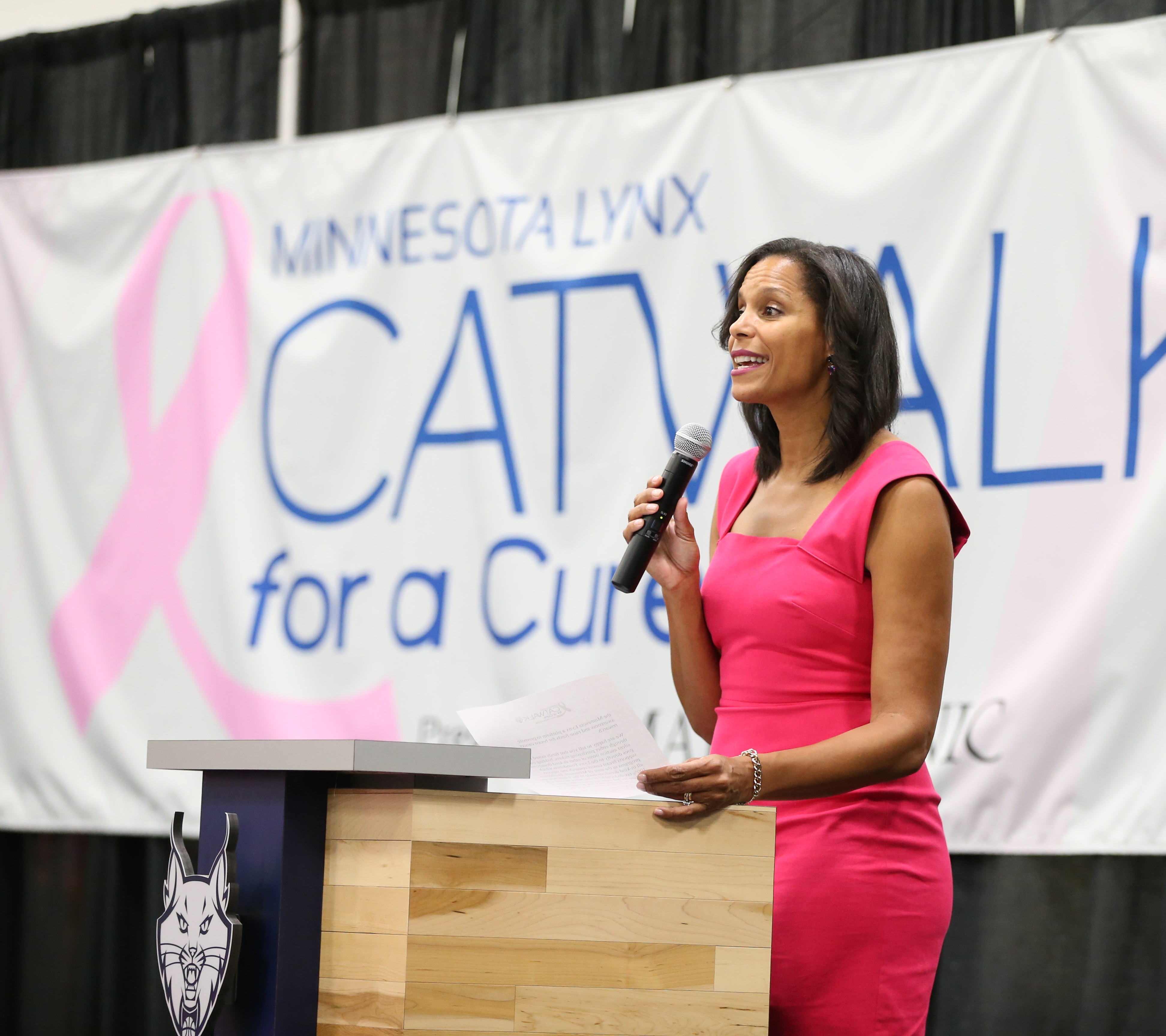 The host of the event, Lea B. Olson
